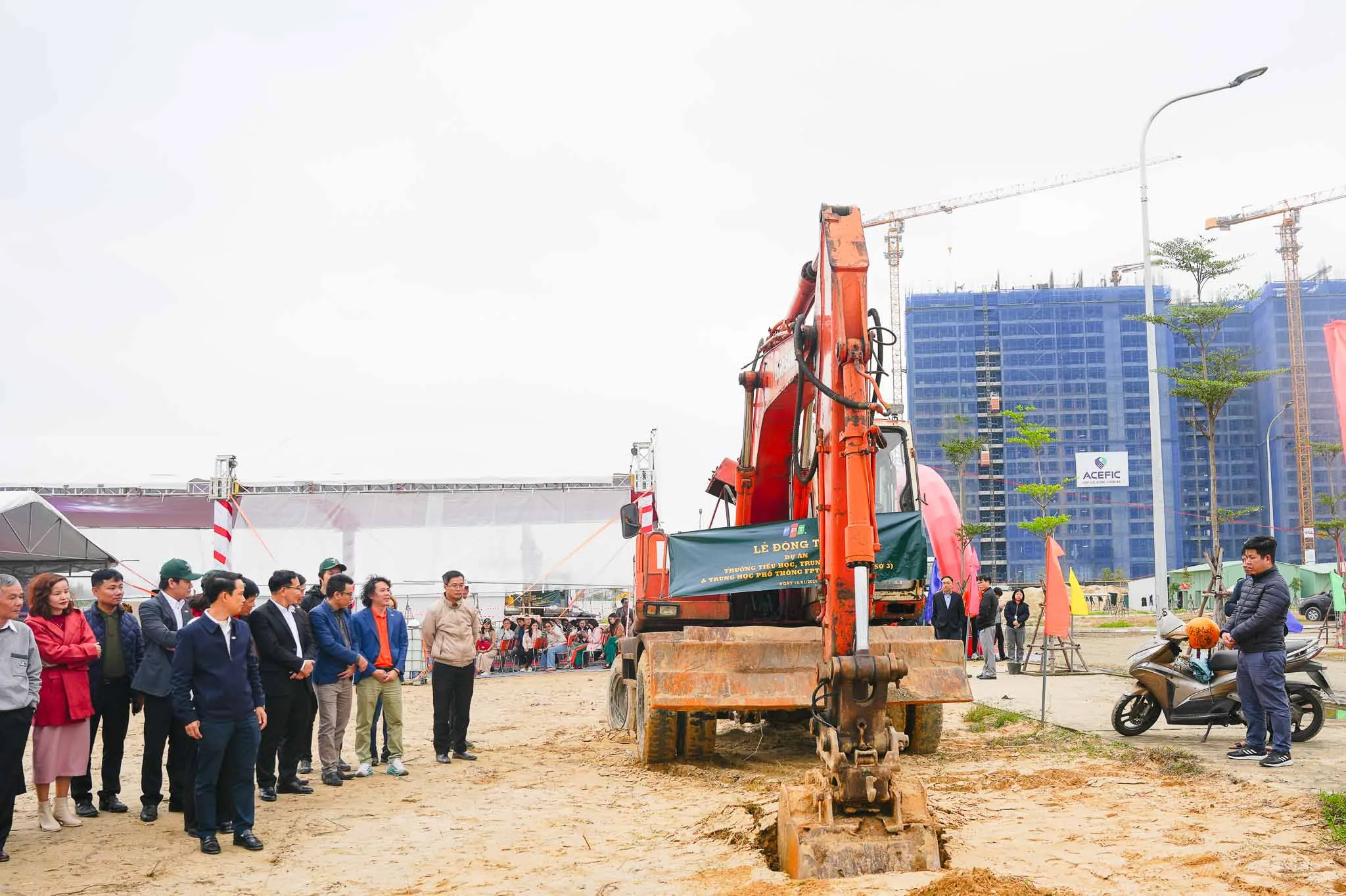 FPT Edu tổ chức Lễ Động thổ dự án Trường Tiểu Học, THCS & THPT FPT Đà Nẵng cơ sở 3 | FPT Schools