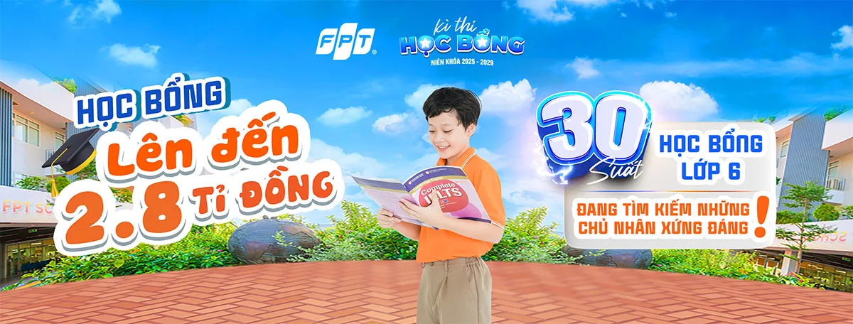 FPT Schools 1,2 Đà Nẵng khởi động quỹ học bổng 2,8 tỷ đồng cho năm học 2025–2026 | FPT Schools