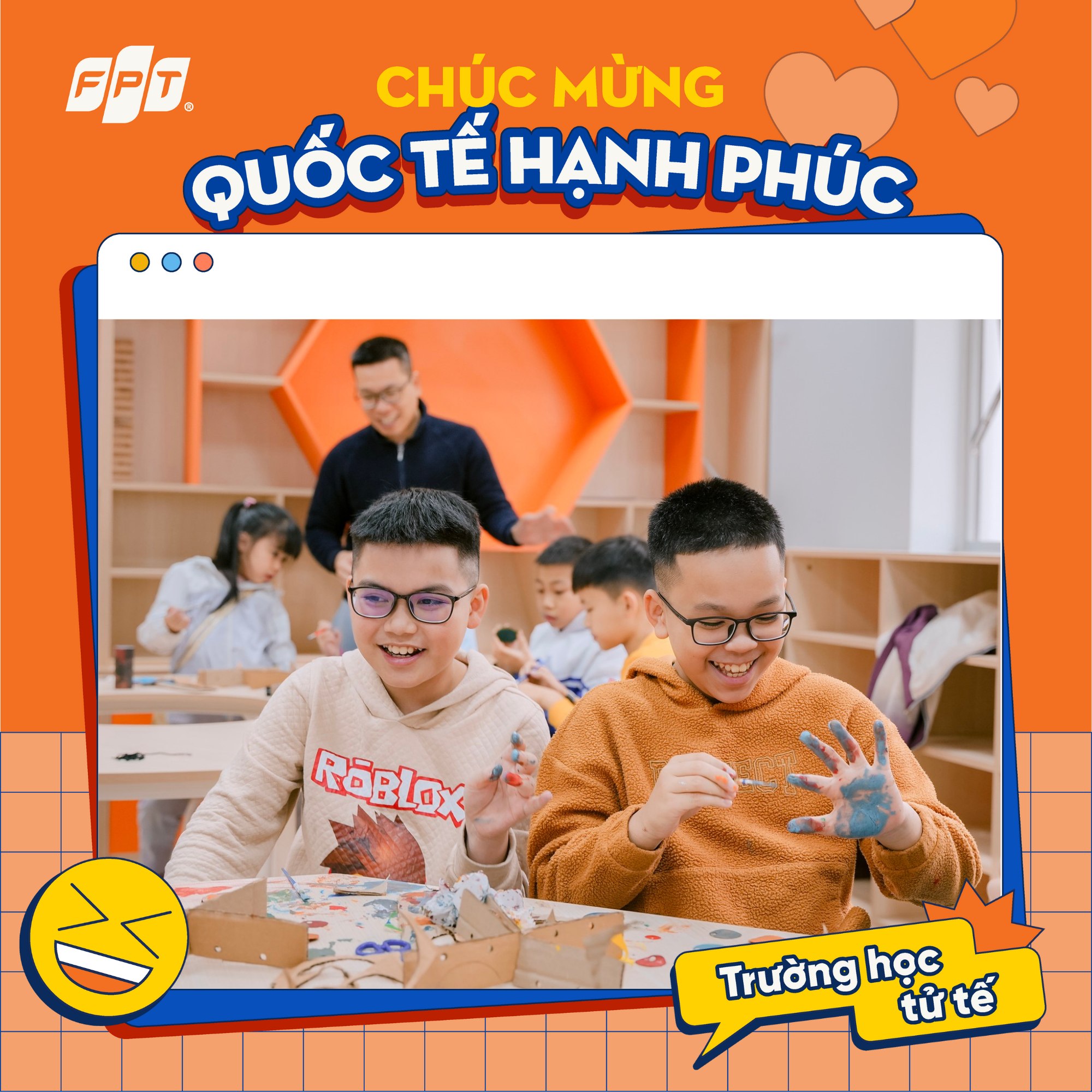 Hoạt động nghệ thuật và văn hóa tại trường học thân thiện