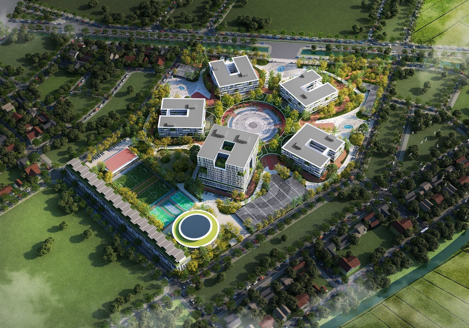 FPT cất nóc tổ hợp giáo dục quy mô 20 ngàn người học tại Huế | FPT Schools