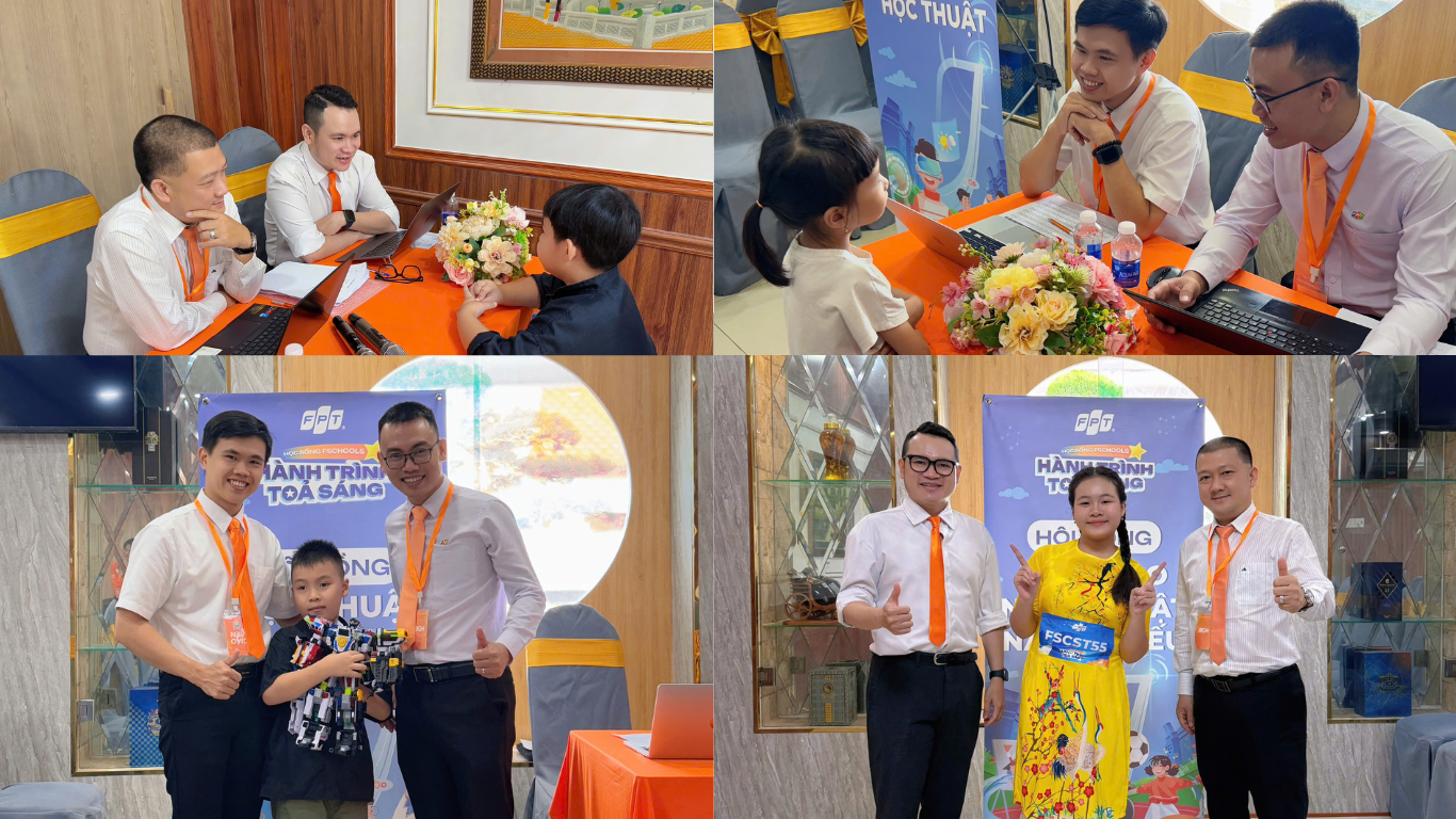 HỌC BỔNG FSCHOOLS “HÀNH TRÌNH TOẢ SÁNG” TẠI FPT SCHOOL SÓC TRĂNG ĐỢT 2 - FPT Education Hội đồng ban giám khảo và và buổi phỏng vấn trực tiếp