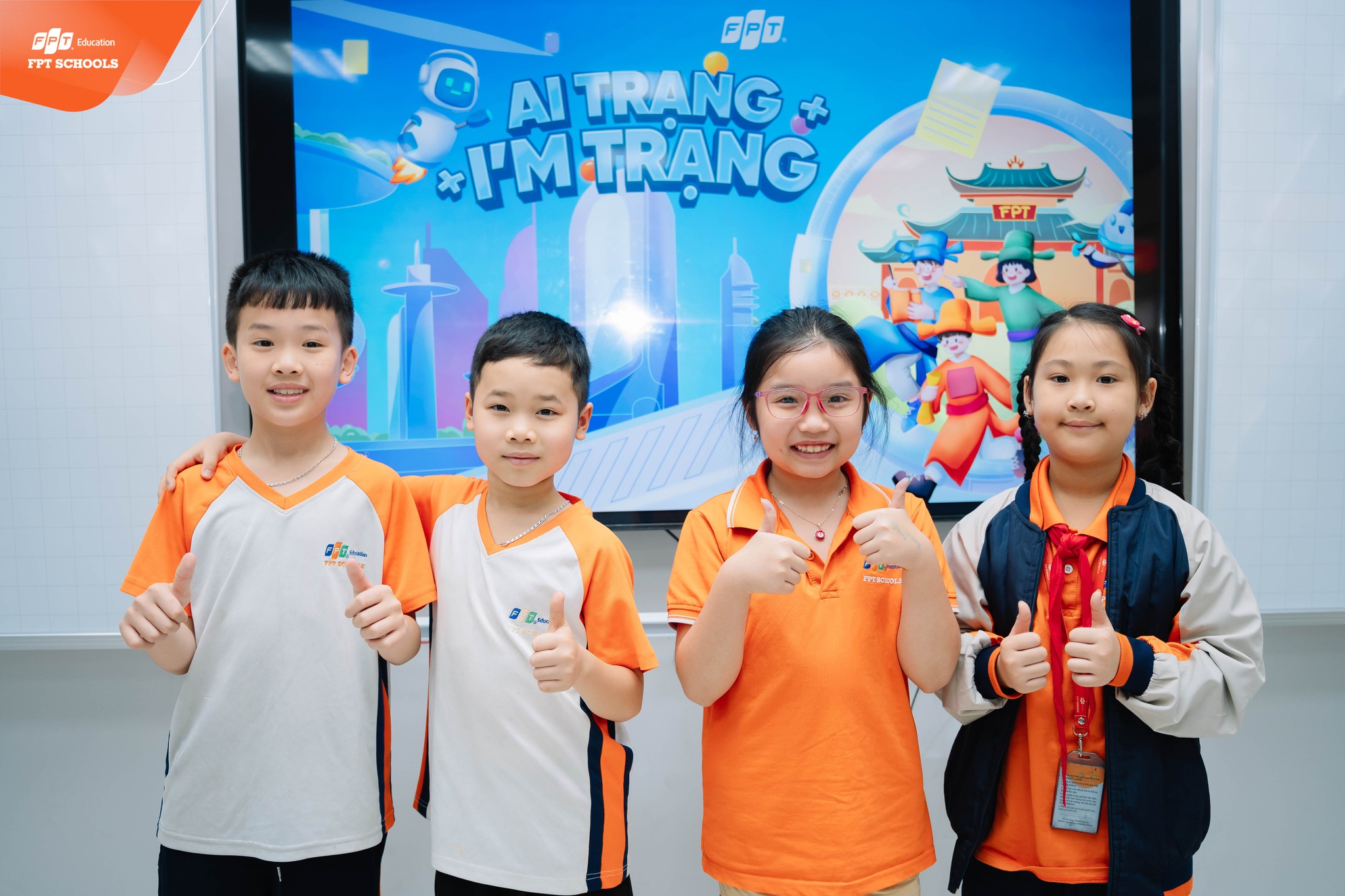 Học sinh Tiểu học FPT School Bắc Giang trước thềm kỳ thi AI Trạng - I’m Trạng năm học 2024 - 2025 - FPT Education Các thí sinh nhỏ tuổi tự tin trước thềm thi đấu