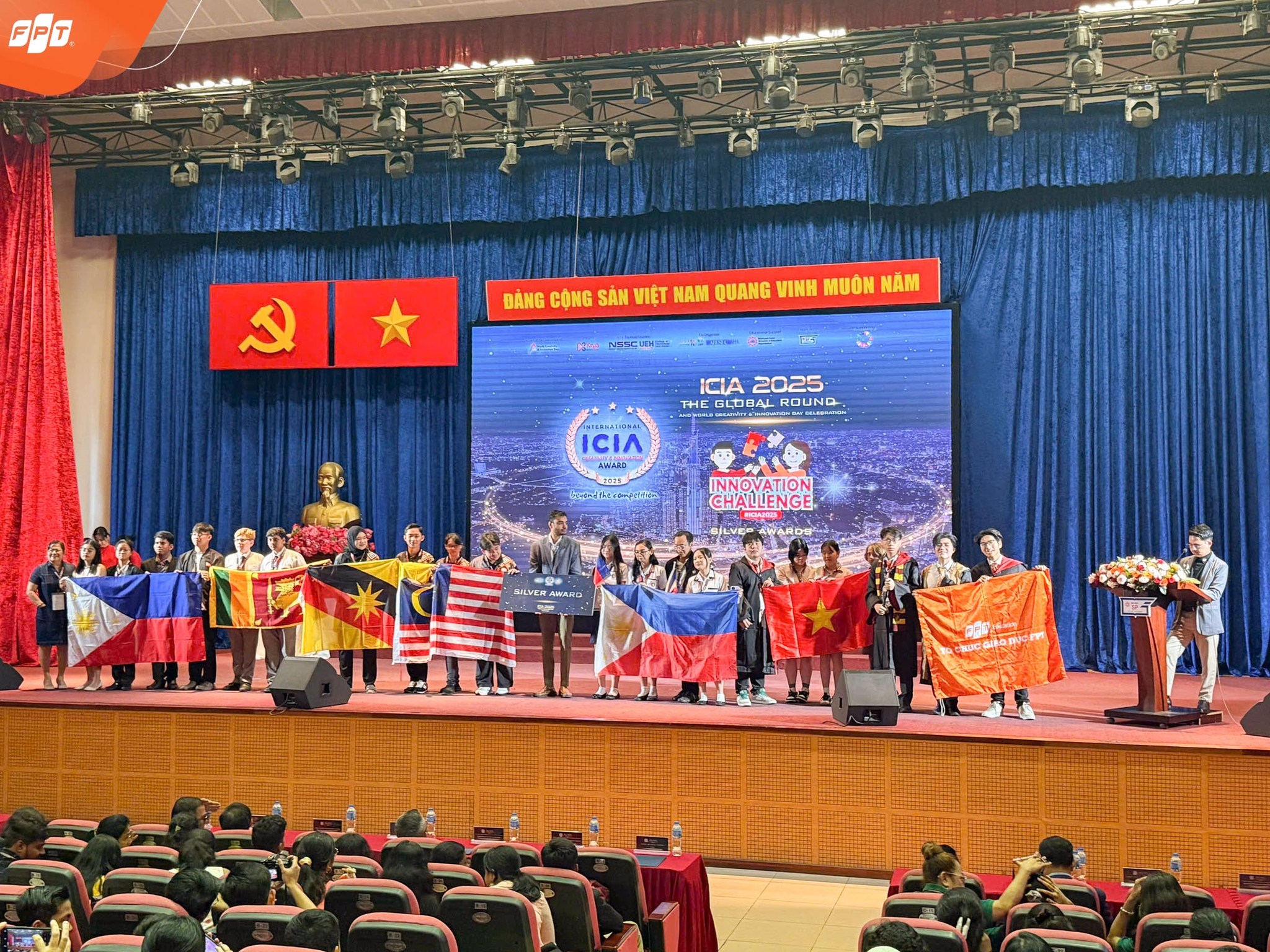 FPT School Hải Phòng Giành Cơn Mưa Giải Thưởng tại Đấu Trường Quốc Tế ICIA 2025 - FPT Education FPT School Hải Phòng tại Đấu Trường Quốc Tế ICIA 2025