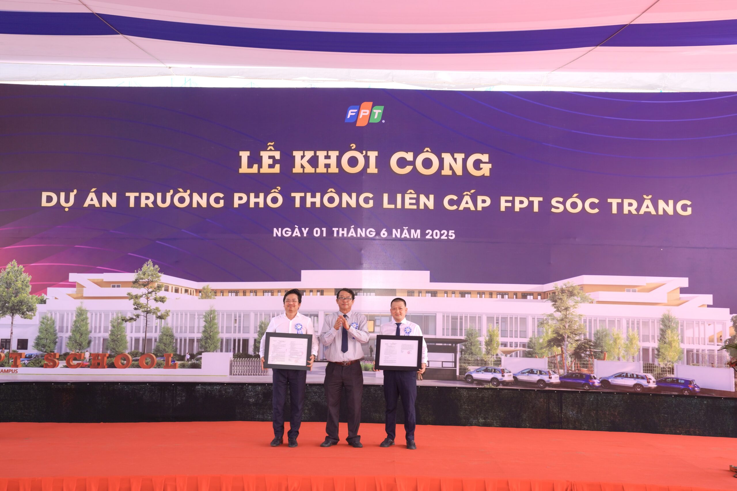 Lễ Khởi Công Trường Phổ thông Liên cấp FPT Sóc Trăng – Bước Tiến Mới Cho Nền Giáo Dục Sóc Trăng - FPT Education Lễ Khởi Công Trường Phổ thông Liên cấp FPT Sóc Trăng – Bước Tiến Mới Cho Nền Giáo Dục Sóc Trăng | FPT Schools