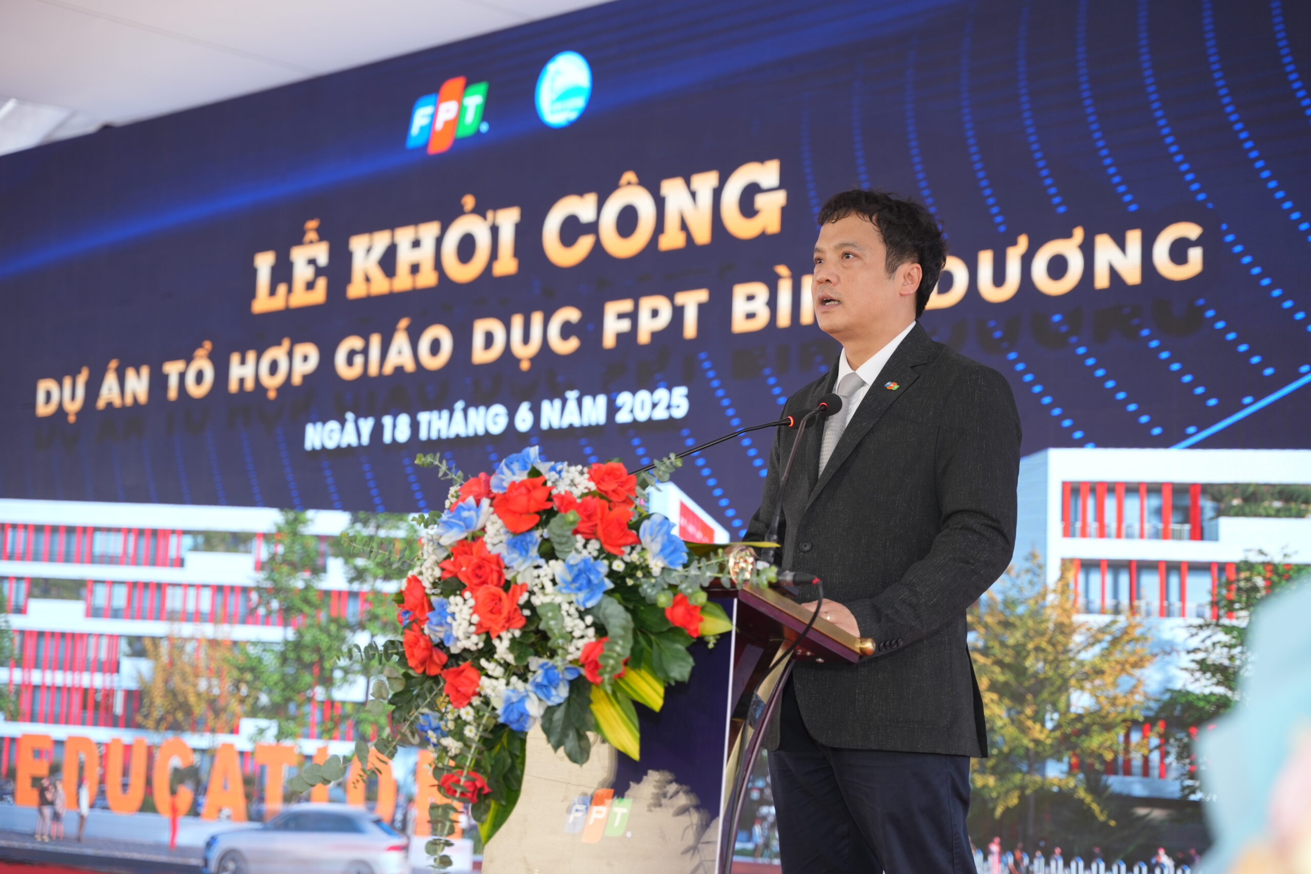 Tập đoàn FPT đầu tư trọng điểm vào Bình Dương với tổ hợp giáo dục quy mô 4.000 người học | FPT Schools