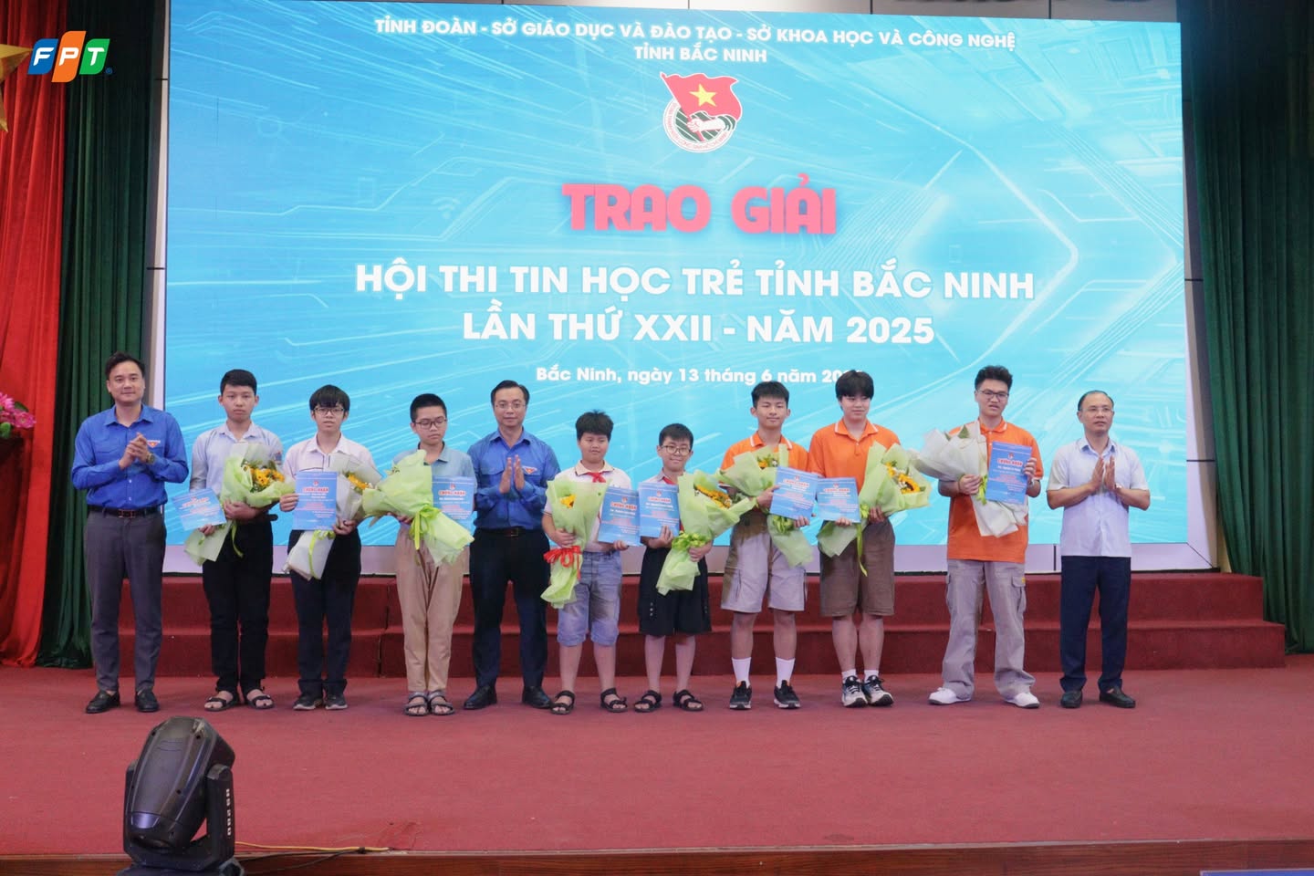 FPT School Bắc Ninh giành cú đúp Giải Nhất tại Hội thi Tin học trẻ tỉnh Bắc Ninh 2025