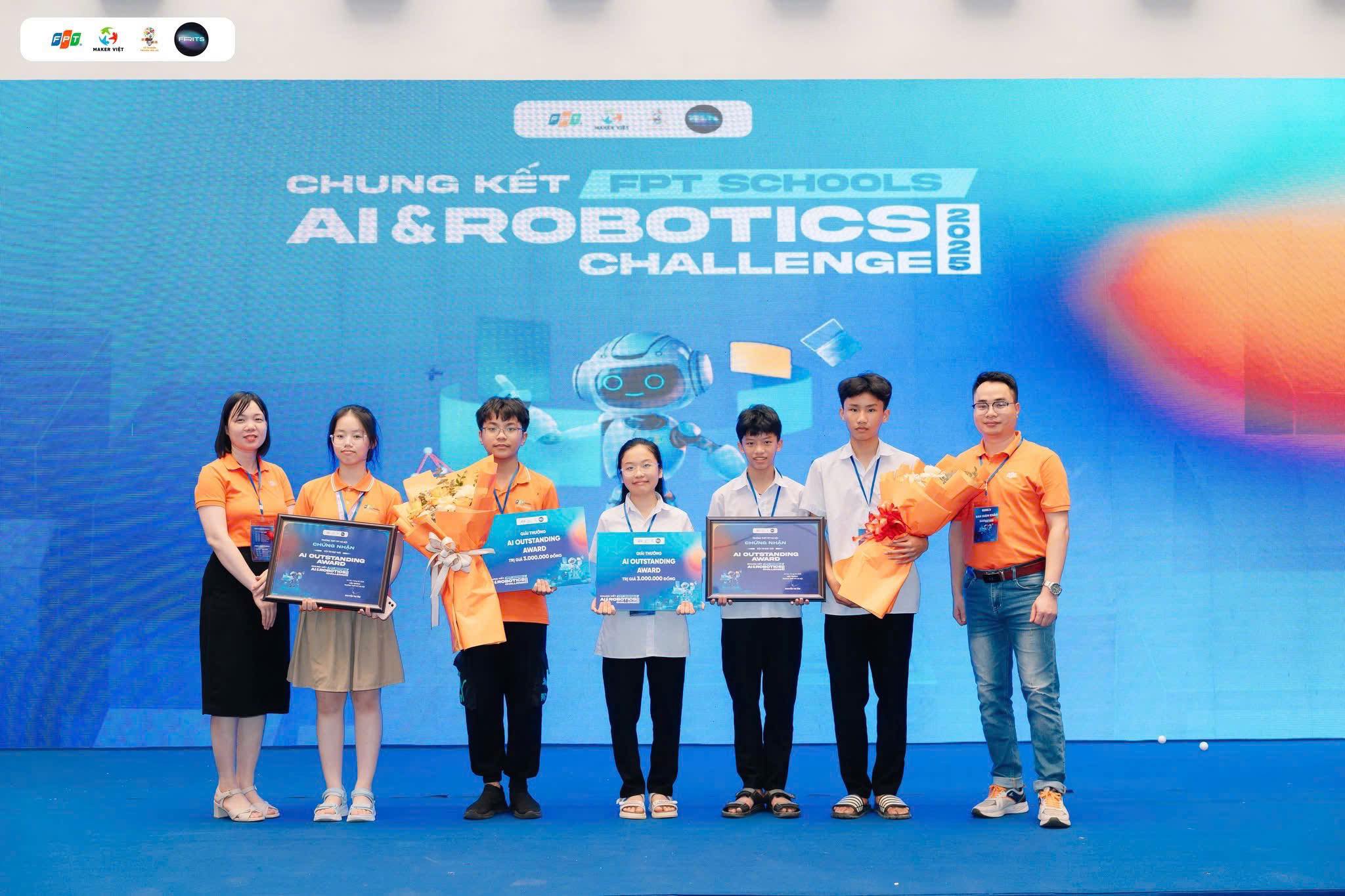 FPT School Cầu Giấy vô địch Bảng A trong cuộc thi FPT Schools AI & Robotics Challenge 2025 - FPT Education FPT School Cầu Giấy vô địch Bảng A trong cuộc thi FPT Schools AI & Robotics Challenge 2025