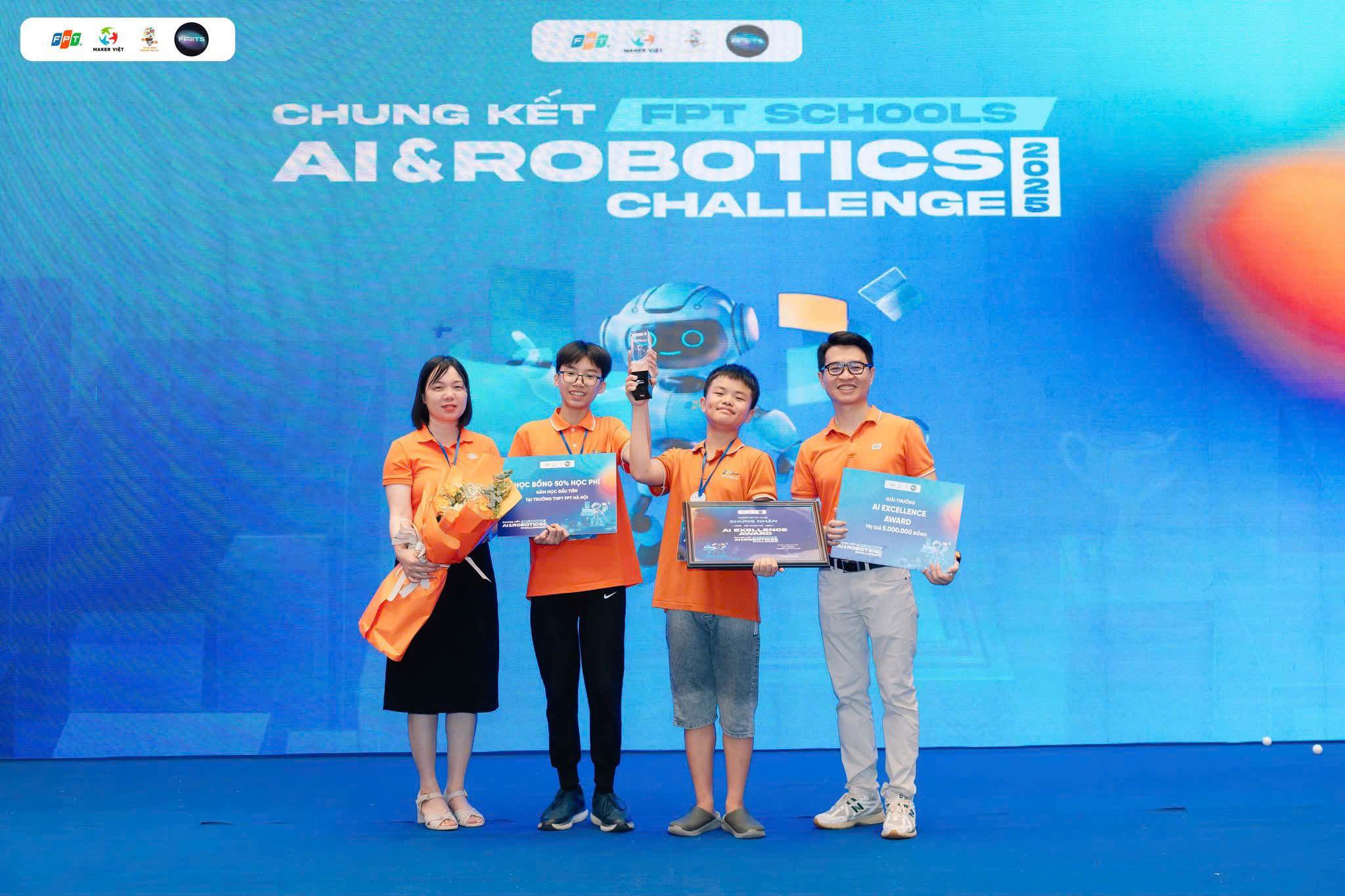 FPT School Cầu Giấy vô địch Bảng A trong cuộc thi FPT Schools AI & Robotics Challenge 2025 - FPT Education FPT School Cầu Giấy vô địch Bảng A trong cuộc thi FPT Schools AI & Robotics Challenge 2025
