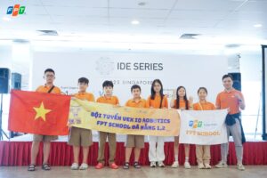 Học sinh FPT School Đà Nẵng giành giải Nhất tại giải đấu robot quốc tế VEX IDE 2025 Singapore - FPT Education Fpt School Đà Nẵng