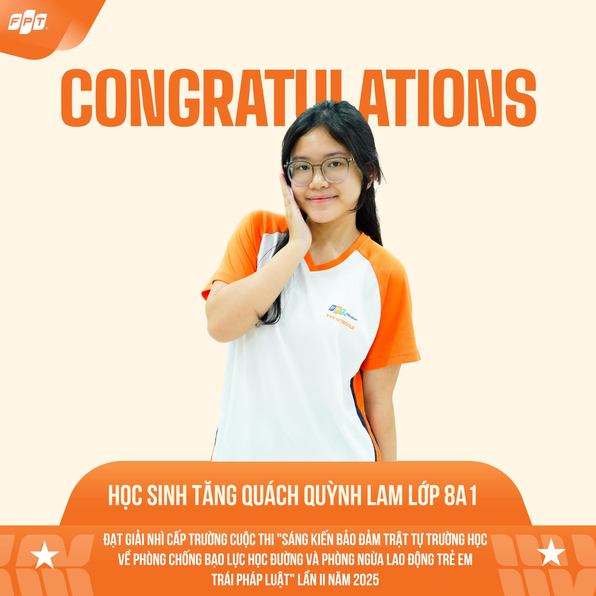 Học sinh FPT School Hải Phòng đạt thành tích cao tại cuộc thi của Bộ Giáo dục và Đào tạo - FPT Education Học sinh FPT School Hải Phòng đạt thành tích cao