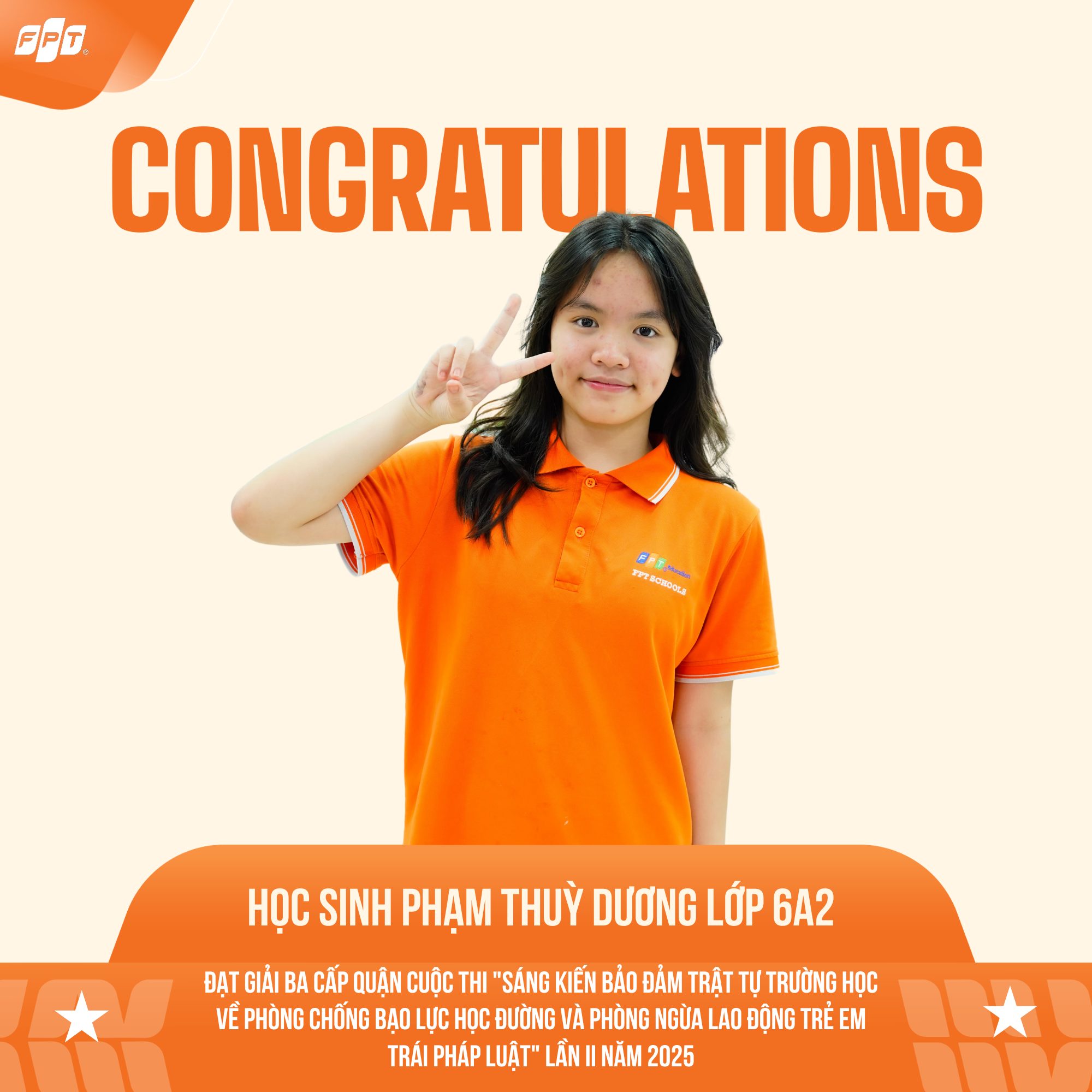 Học sinh FPT School Hải Phòng đạt thành tích cao tại cuộc thi của Bộ Giáo dục và Đào tạo - FPT Education Học sinh FPT School Hải Phòng đạt thành tích cao