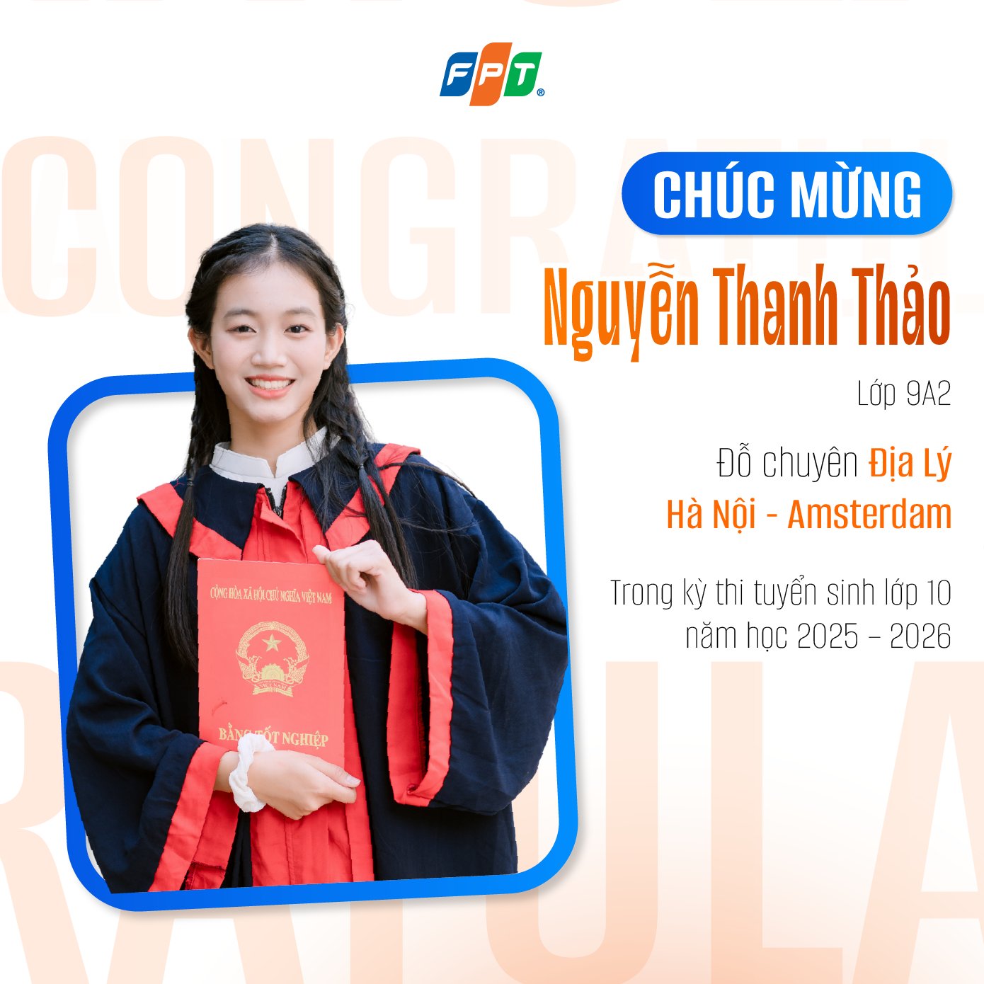 11 học sinh FPT Schools Cầu Giấy xuất sắc đỗ vào các trường chuyên danh tiếng Thủ đô - FPT Education 11 học sinh FPT Schools Cầu Giấy xuất sắc đỗ vào các trường chuyên danh tiếng Thủ đô