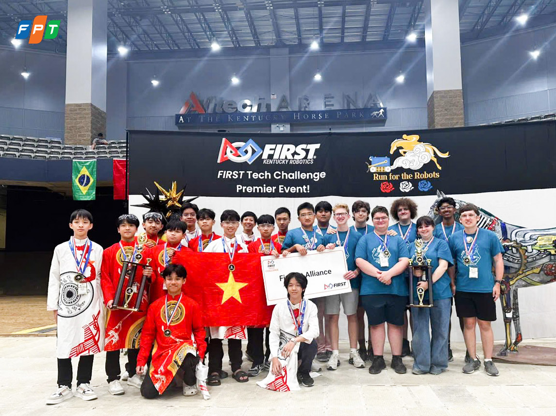 FPT School Đà Nẵng xuất sắc vô địch bảng đấu và giành Á quân chung cuộc tại FIRST Tech Challenge 2025 - FPT Education FPT School Đà Nẵng xuất sắc vô địch bảng đấu và giành Á quân chung cuộc tại FIRST Tech Challenge 2025