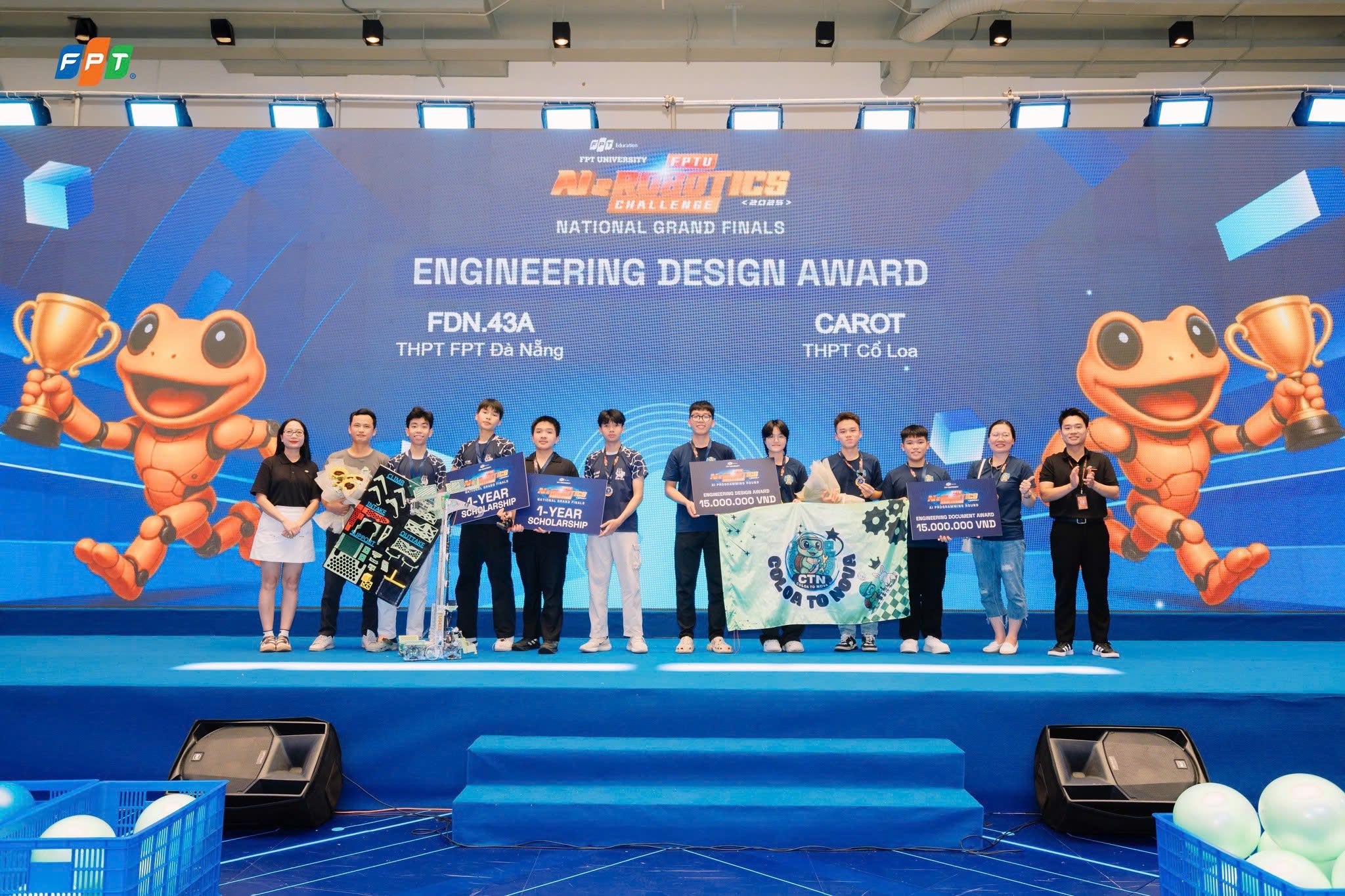 Học sinh FSchools giành “cú hat-trick” tại FPTU AI & Robotics Challenge (FARC)