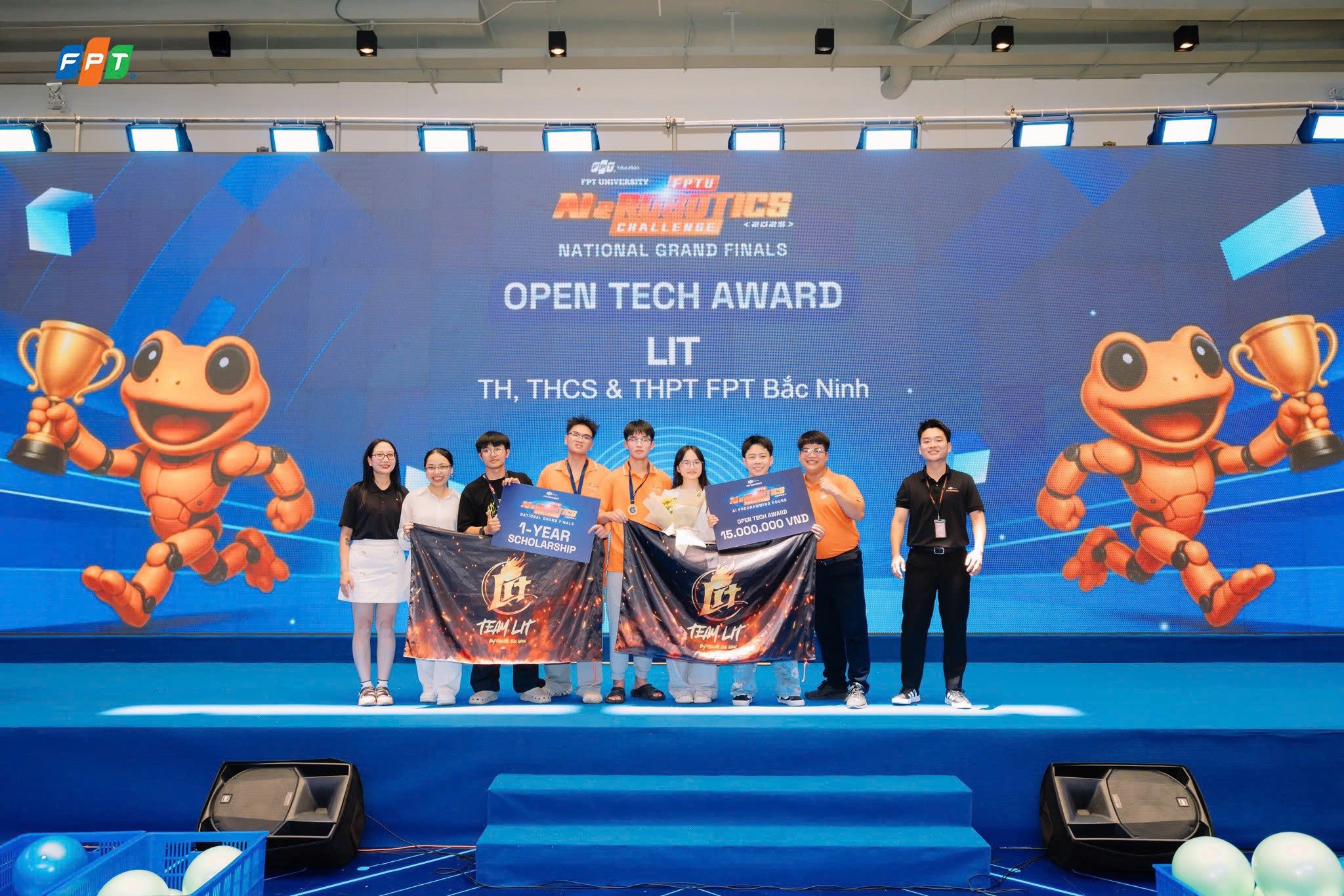 Học sinh FSchools giành “cú hat-trick” tại FPTU AI & Robotics Challenge (FARC)