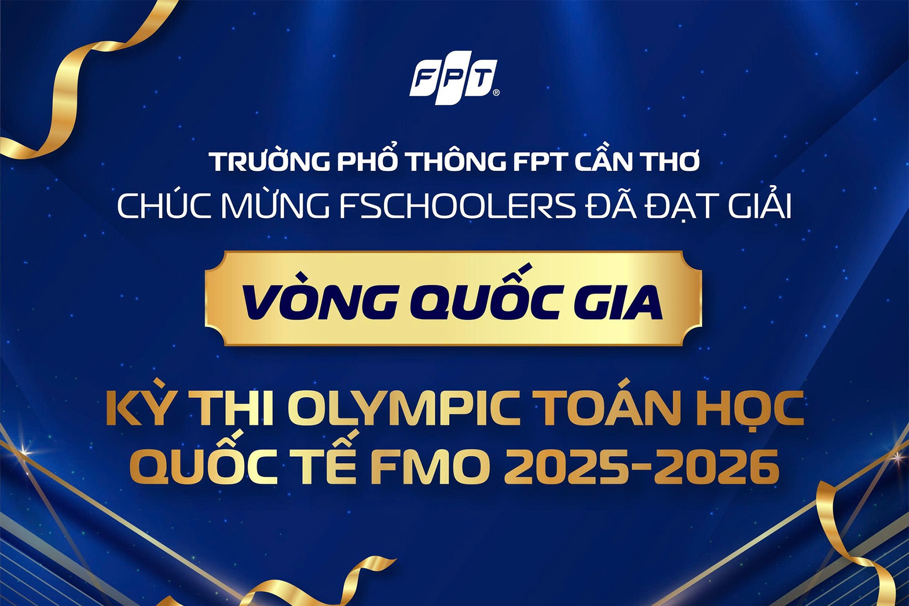 Olympic Toán Học Quốc Tế FMO 2025 - 2026: FPT School Cần Thơ Ghi Dấu Với 2 Huy Chương Bạc Và 1 Huy Chương Đồng - FPT Education Olympic Toán học quốc tế FMO 2025 - 2026: FPT School Cần Thơ ghi dấu với 2 huy chương Bạc và 1 huy chương Đồng