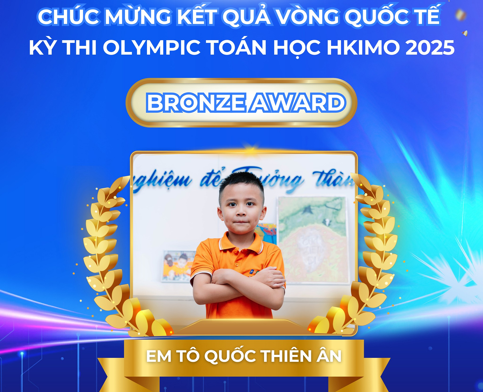 Học sinh FPT School Bắc Giang đạt thành tích ấn tượng tại Olympic Toán học Quốc tế HKIMO