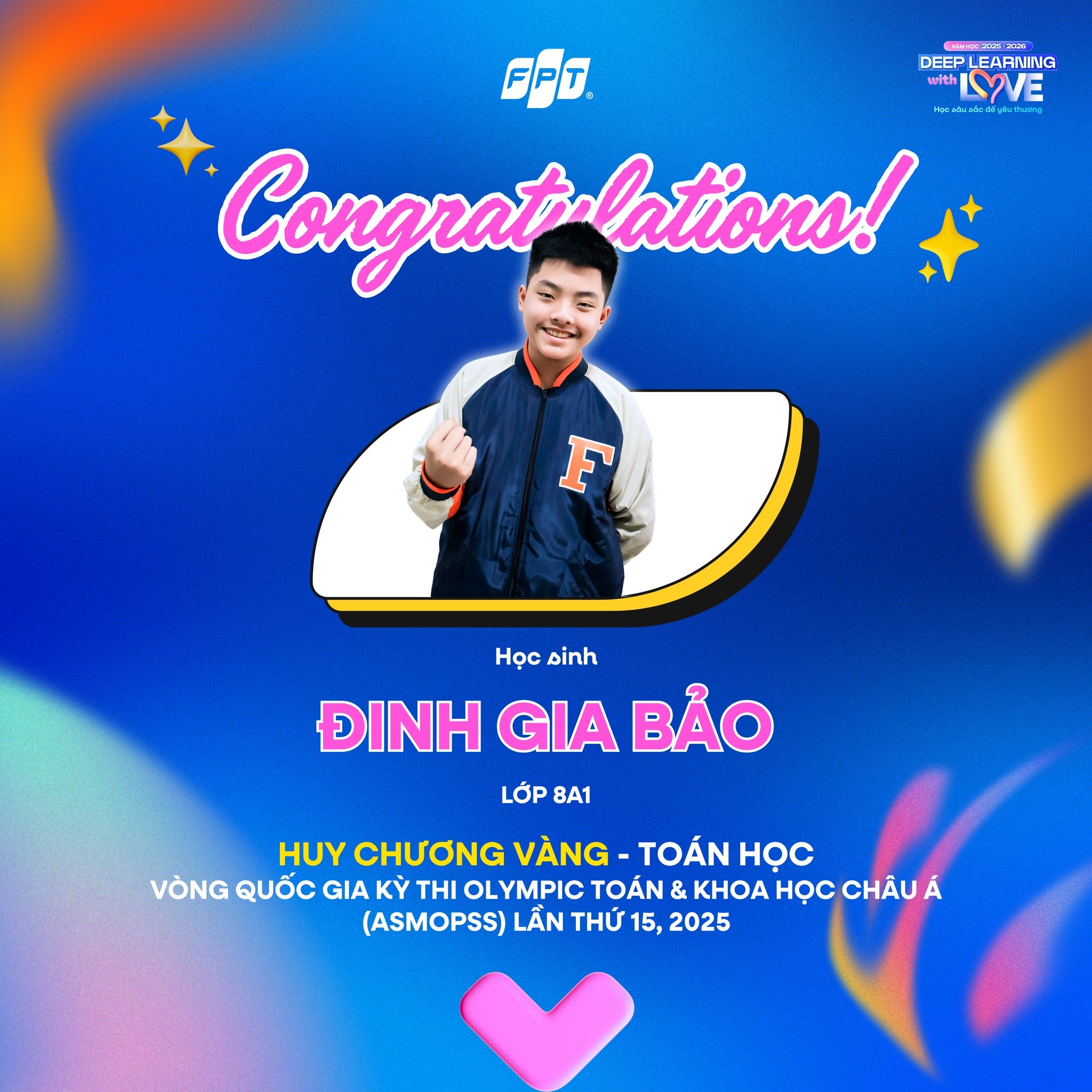 Học Sinh FPT School Hà Nam Giành Huy Chương Vàng Và Bạc Tại Vòng Quốc Gia Kỳ Thi Olympic Toán & Khoa Học Châu Á – ASMOPSS 2025 - FPT Education Học Sinh FPT School Hà Nam Giành Huy Chương Vàng Và Bạc Tại Vòng Quốc Gia Kỳ Thi Olympic Toán & Khoa Học Châu Á – ASMOPSS 2025