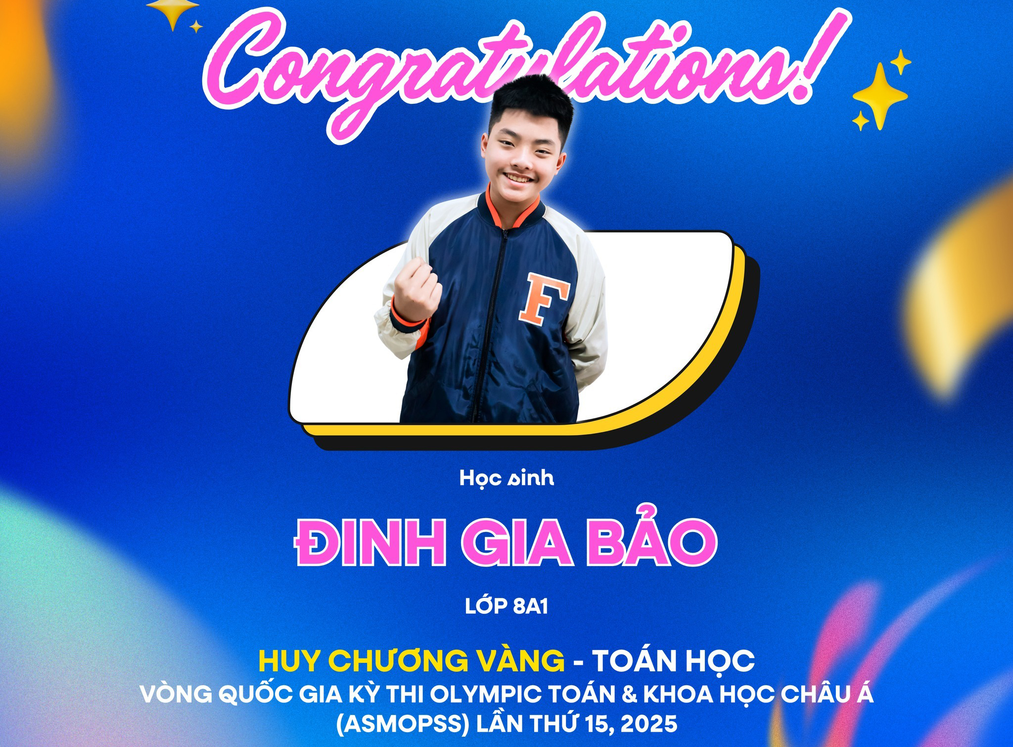 Học Sinh FPT School Hà Nam Giành Huy Chương Vàng Và Bạc Tại Vòng Quốc Gia Kỳ Thi Olympic Toán & Khoa Học Châu Á – ASMOPSS 2025 - FPT Education Học Sinh FPT School Hà Nam Giành Huy Chương Vàng Và Bạc Tại Vòng Quốc Gia Kỳ Thi Olympic Toán & Khoa Học Châu Á – ASMOPSS 2025