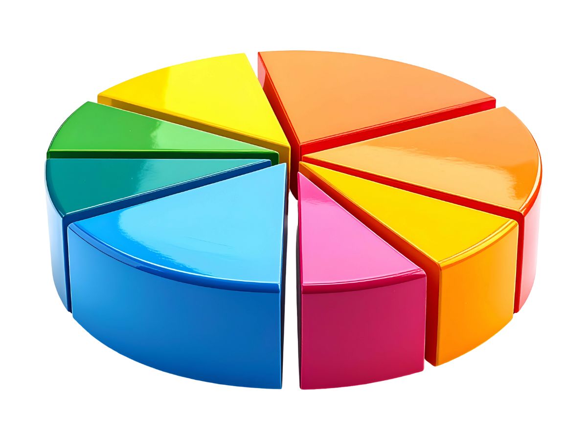 Ví dụ bài tập biểu đồ tròn có lời giải - biểu đồ tròn là gì