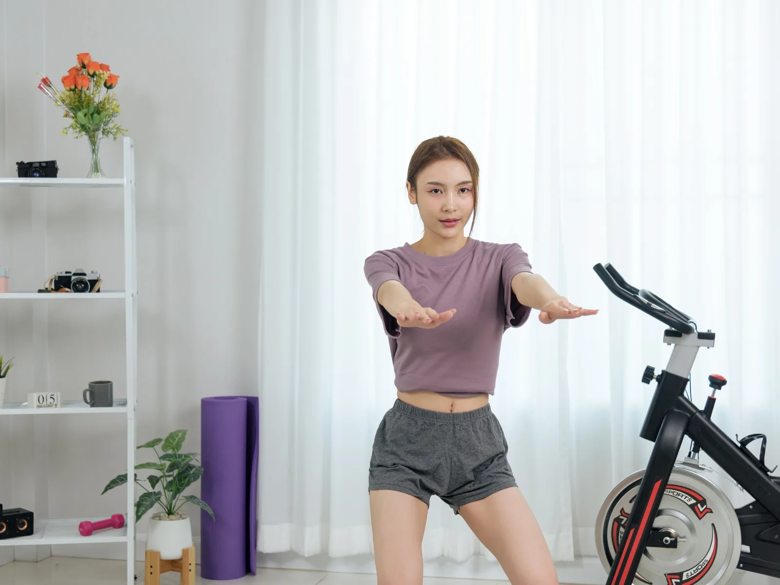 Tập thể dục đều đặn để tăng cường sức đề kháng của da