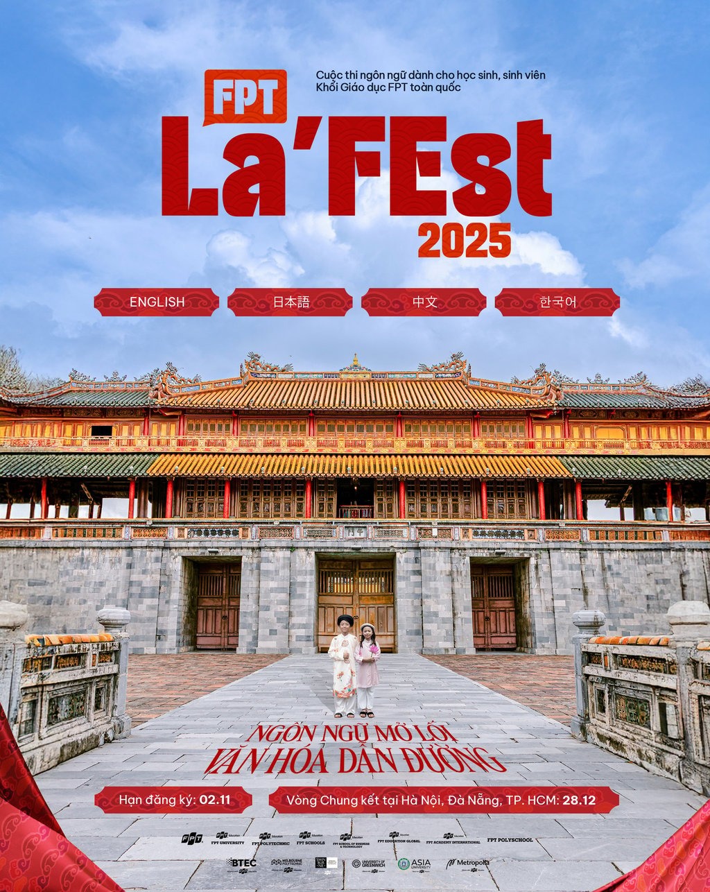 FPT La’FEst 2025 chính thức khởi động: Lễ hội ngôn ngữ dành riêng cho học sinh, sinh viên khối giáo dục FPT - FPT Education FPT La’FEst 2025 chính thức khởi động: Lễ hội ngôn ngữ dành riêng cho học sinh, sinh viên khối giáo dục FPT