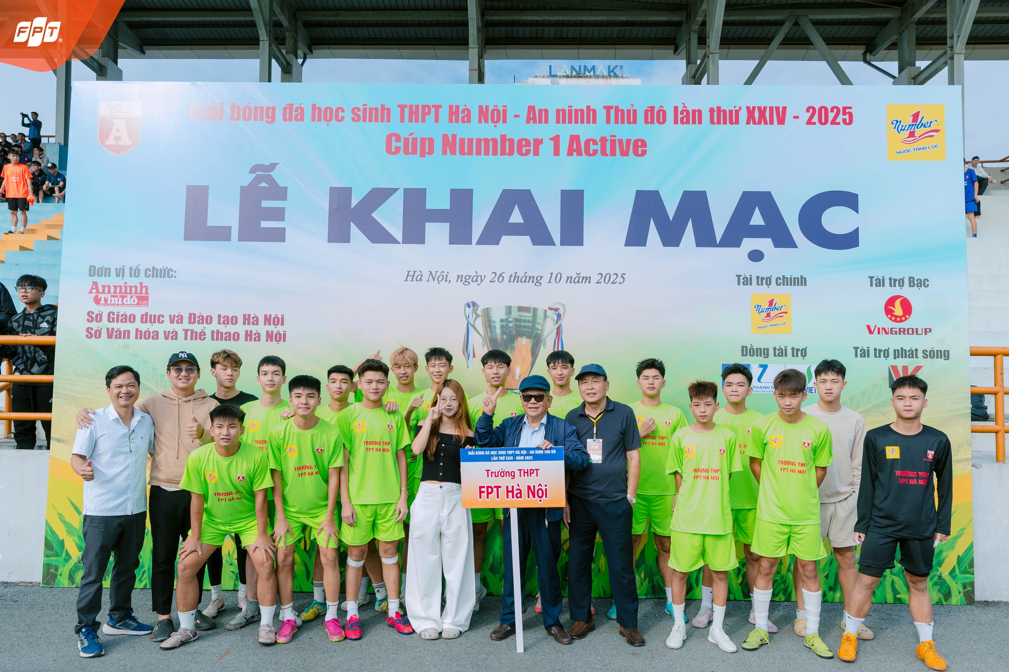 Trường THPT FPT Hà Nội ra quân ấn tượng tại Giải bóng đá An ninh Thủ đô 2025 - FPT Education Trường THPT FPT Hà Nội ra quân ấn tượng tại Giải bóng đá An ninh Thủ đô 2025