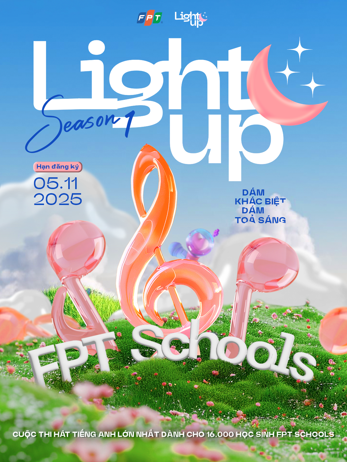 Học sinh FPT Schools so tài trình diễn hát Tiếng Anh tại cuộc thi Light Up 2025 | FPT Schools