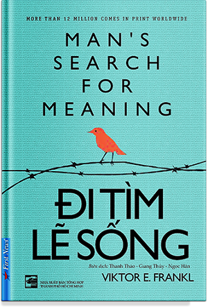 Bìa sách Đi Tìm Lẽ Sống của Viktor Frankl trên nền điện tử Kindle