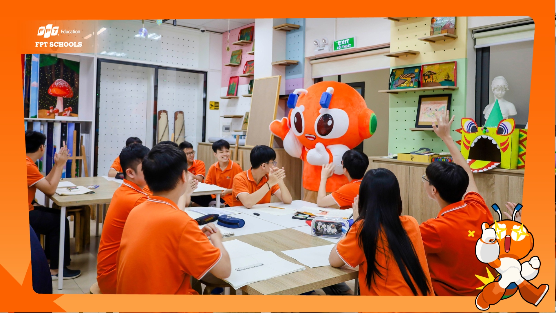 KHỐI PHỔ THÔNG FPT CHÍNH THỨC RA MẮT LINH VẬT KIẾN SÁNG | FPT Schools