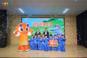 Hội thao Beyond Limits: Sắc xanh Vovinam bùng nổ tại FPT School Cầu Giấy