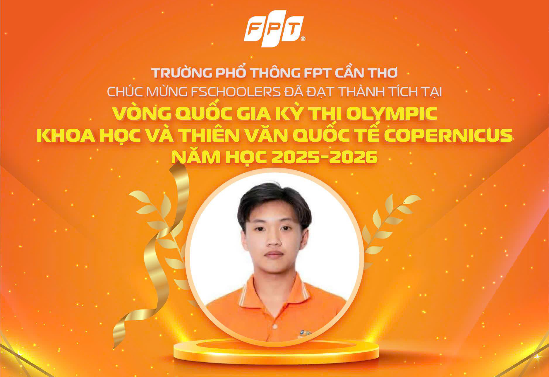Trường THPT FPT Cần Thơ rực rỡ tại đấu trường khoa học quốc tế Copernicus 2025–2026