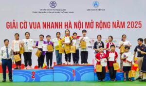 Học sinh FPT School Cầu Giấy ghi dấu ấn tại Giải Cờ vua nhanh Hà Nội mở rộng 2025