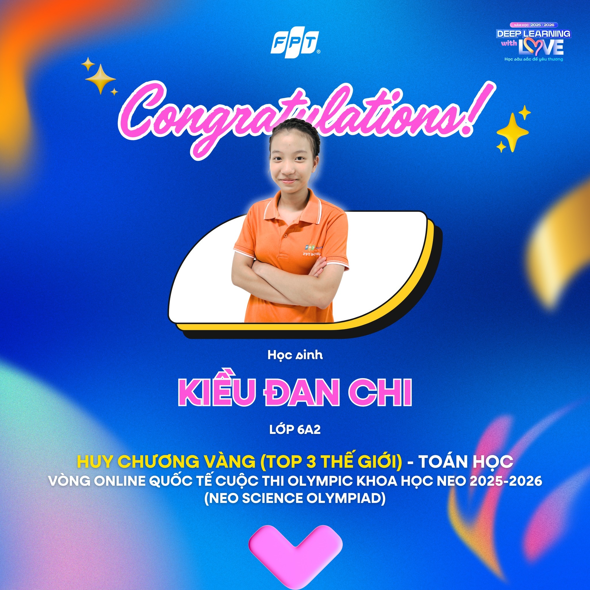 Học sinh FPT Schools tỏa sáng tại Olympic Khoa học NEO 2025–2026 - FPT Education Học sinh FPT Schools tỏa sáng tại Olympic Khoa học NEO 2025–2026