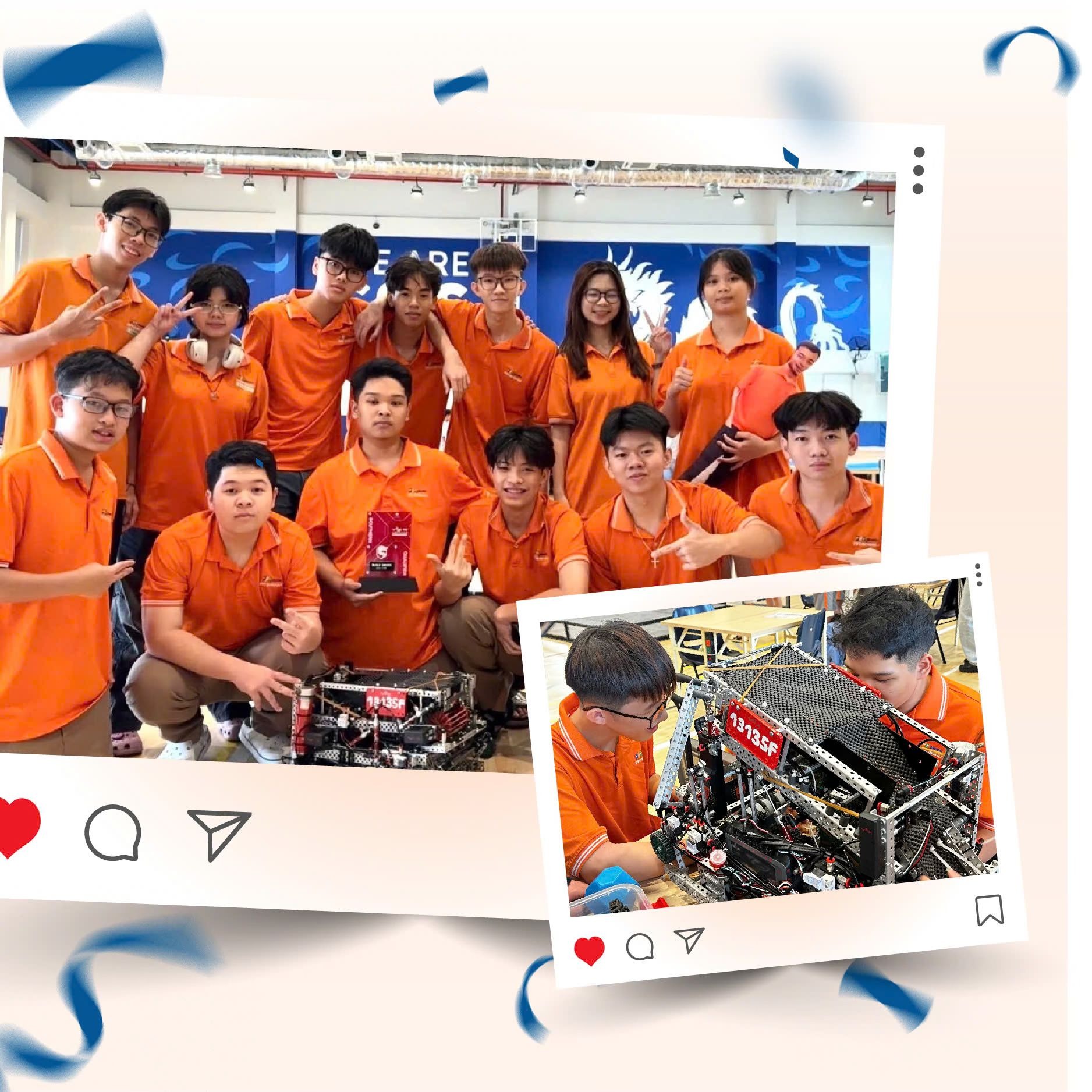 Học sinh trường THPT FPT Cần Thơ đạt giải thưởng Build Award và giành suất vào Chung kết Quốc gia tại VEX V5 - FPT Education Học sinh trường THPT FPT Cần Thơ đạt giải thưởng Build Award và giành suất vào Chung kết Quốc gia tại VEX V5