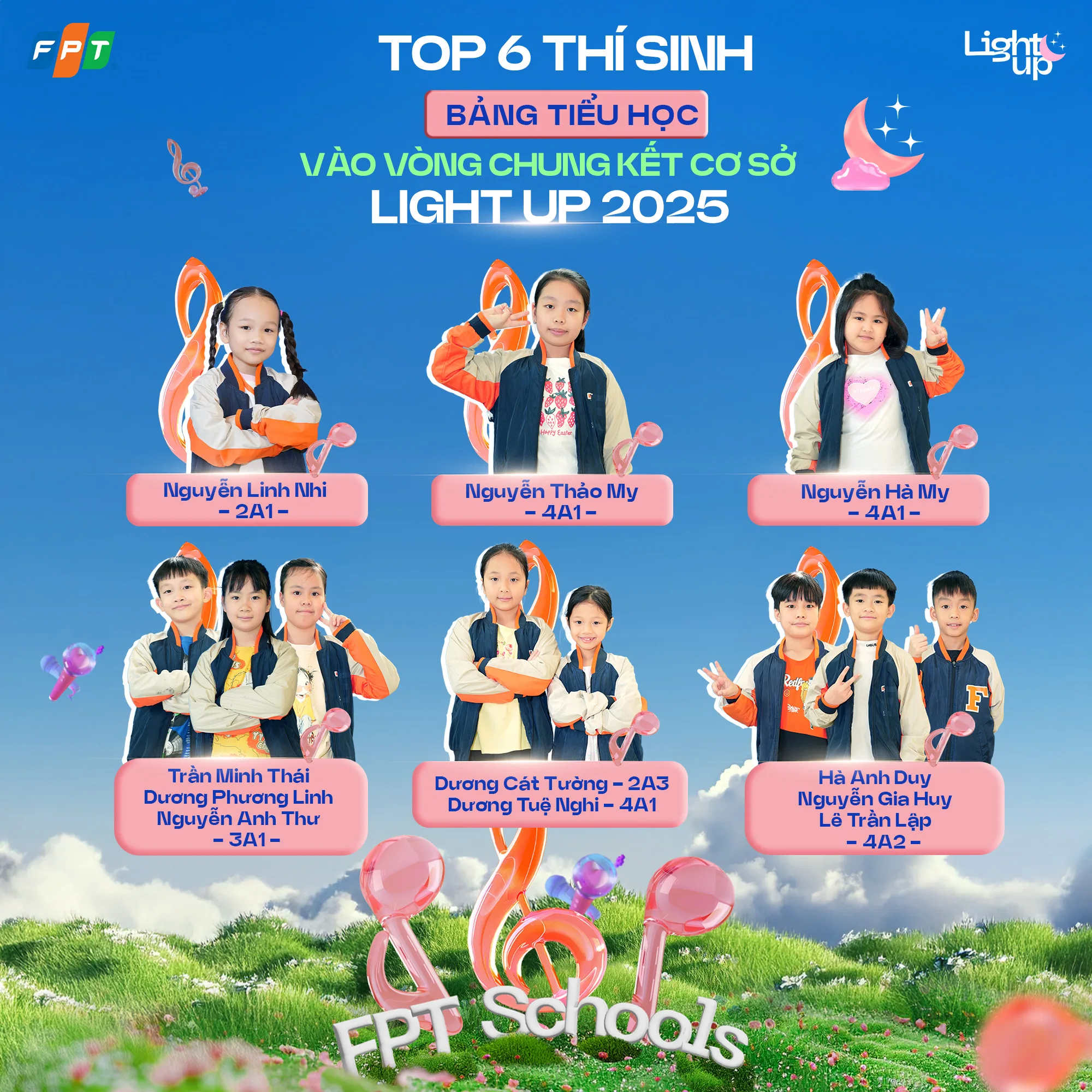 Chúc mừng Top 9 đội thi xuất sắc nhất bước vào Vòng Chung kết cấp cơ sở Light Up 2025 | FPT Schools