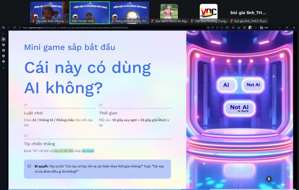 AI Explorers for Teens