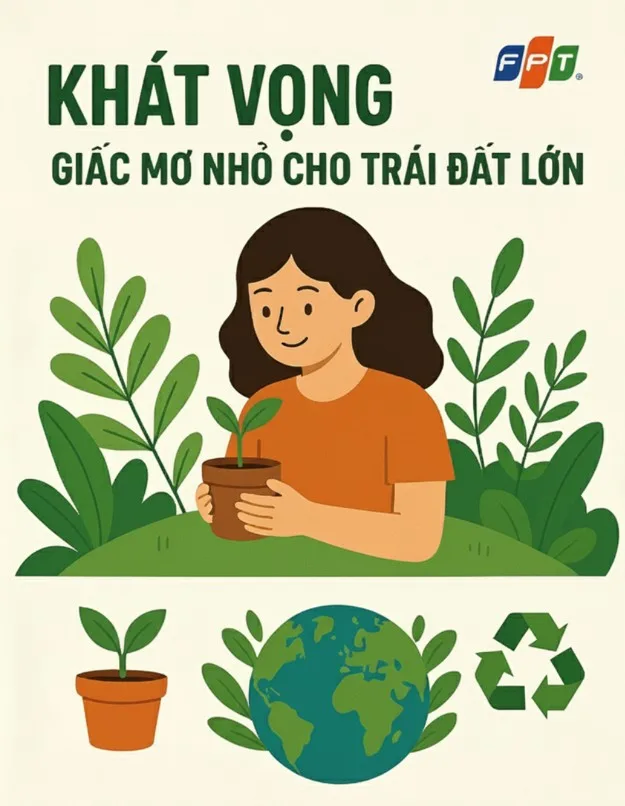 Nữ sinh với ý tưởng xây dựng “Hành tinh Xanh – Green Future Project” bắt đầu tại trường học | FPT Schools