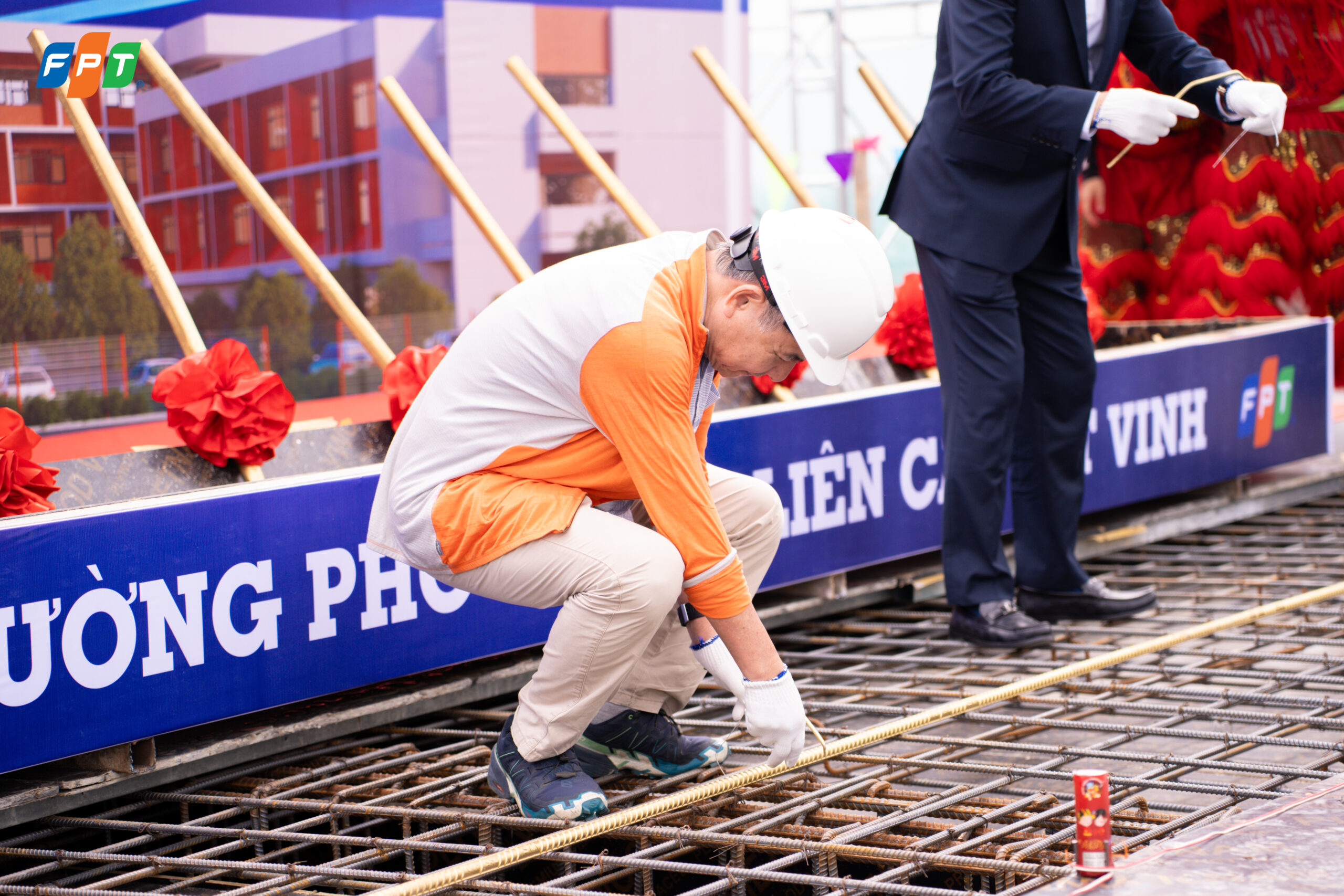 Lễ cất nóc dự án Trường Phổ thông Liên cấp FPT Vinh | FPT Schools
