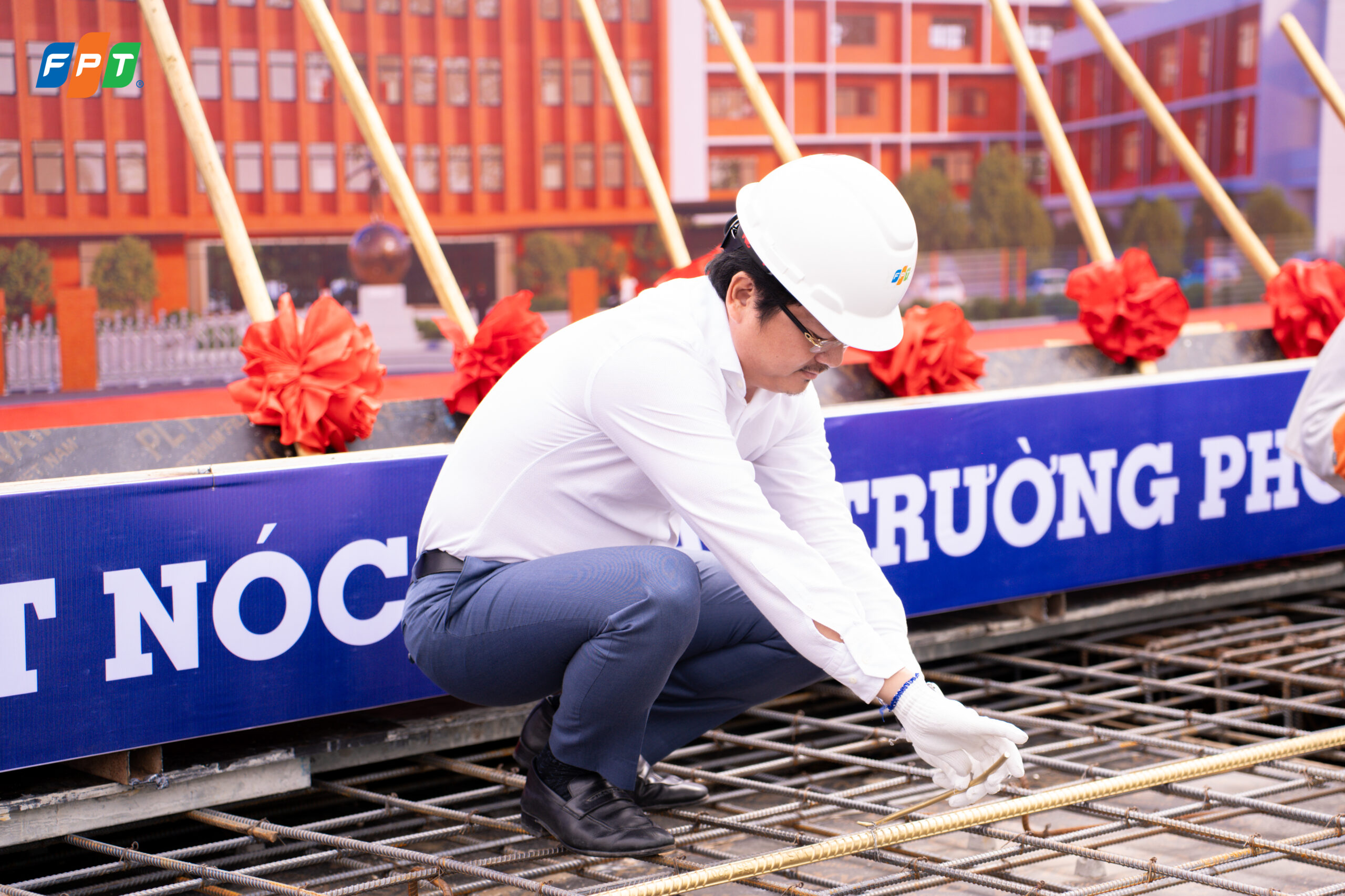 Lễ cất nóc dự án Trường Phổ thông Liên cấp FPT Vinh | FPT Schools