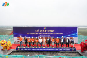 Lễ cất nóc dự án Trường Phổ thông Liên cấp FPT Vinh | FPT Schools