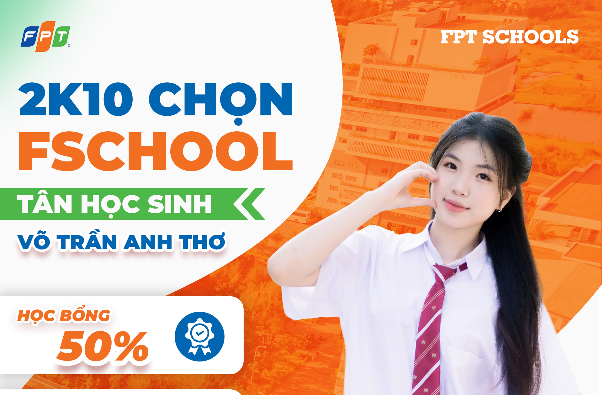 [2K10 CHỌN FSCHOOL] CÔ BẠN VÕ TRẦN ANH THƠ TÌM THẤY “CHÂN ÁI HỌC TẬP” - KHÔNG HỌC NHIỀU, CHỈ HỌC ĐÚNG CÁCH VỚI PHƯƠNG PHÁP POMODORO VÀ FEYNMAN | FPT Schools