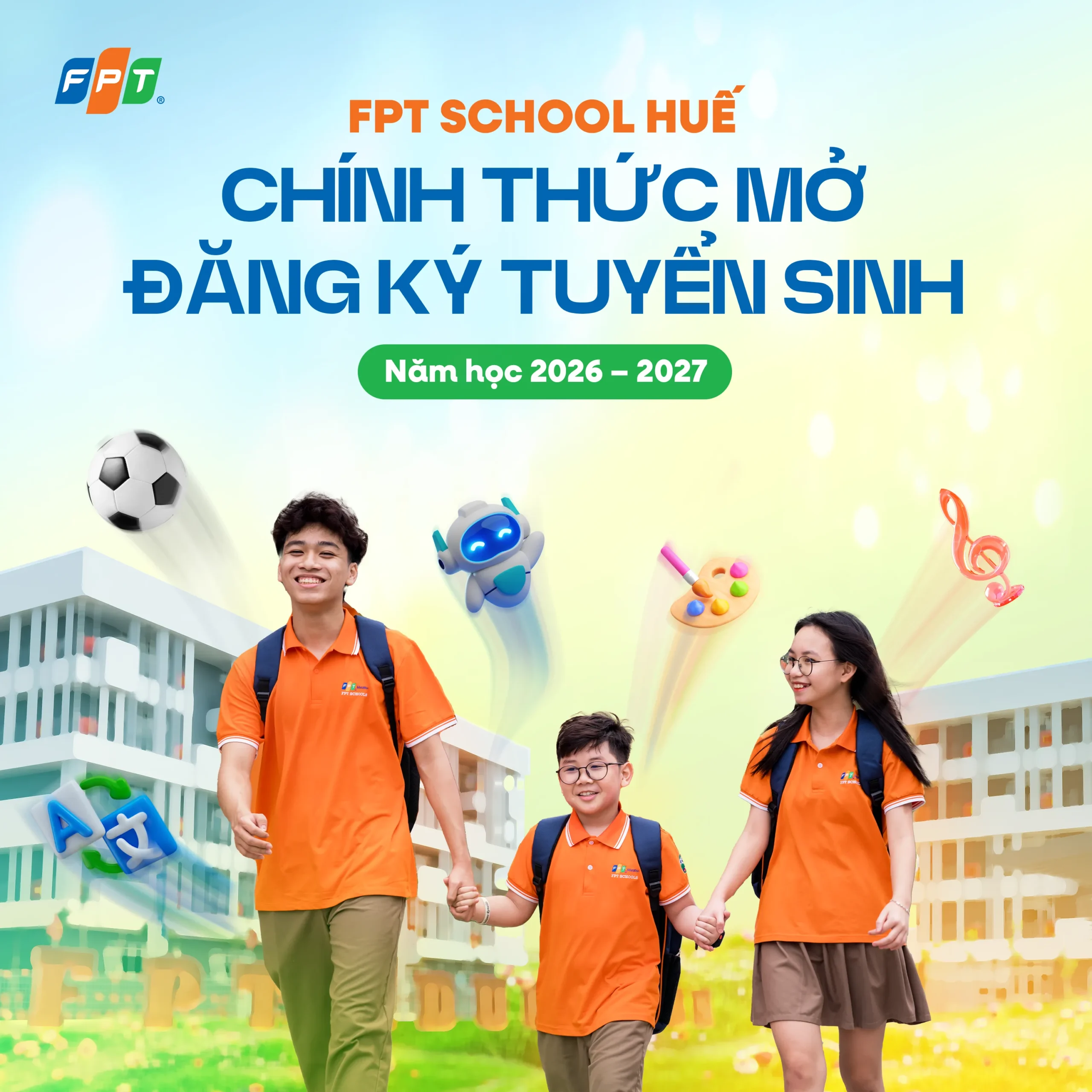 FSC Huế chính thức mở đăng ký tuyển sinh năm học 2026 2027