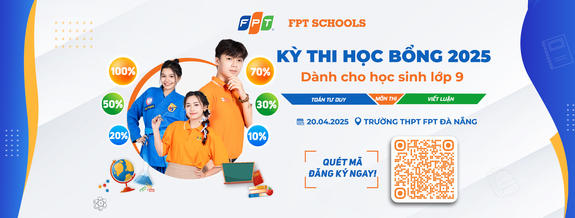 THPT FPT ĐÀ NẴNG CÔNG BỐ CẤU TRÚC ĐỀ THI HỌC BỔNG VÀO LỚP 10 NĂM HỌC 2025 - 2026 | FPT Schools