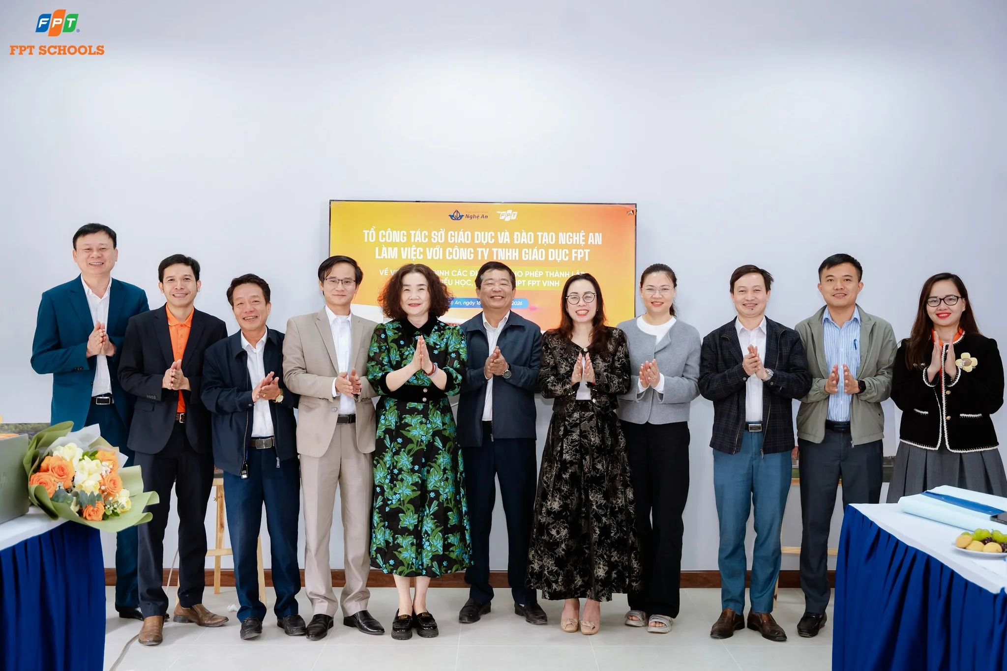 Dự án FPT School Vinh vinh dự đón tiếp đoàn khảo sát, thẩm định điều kiện thành lập trường | FPT Schools