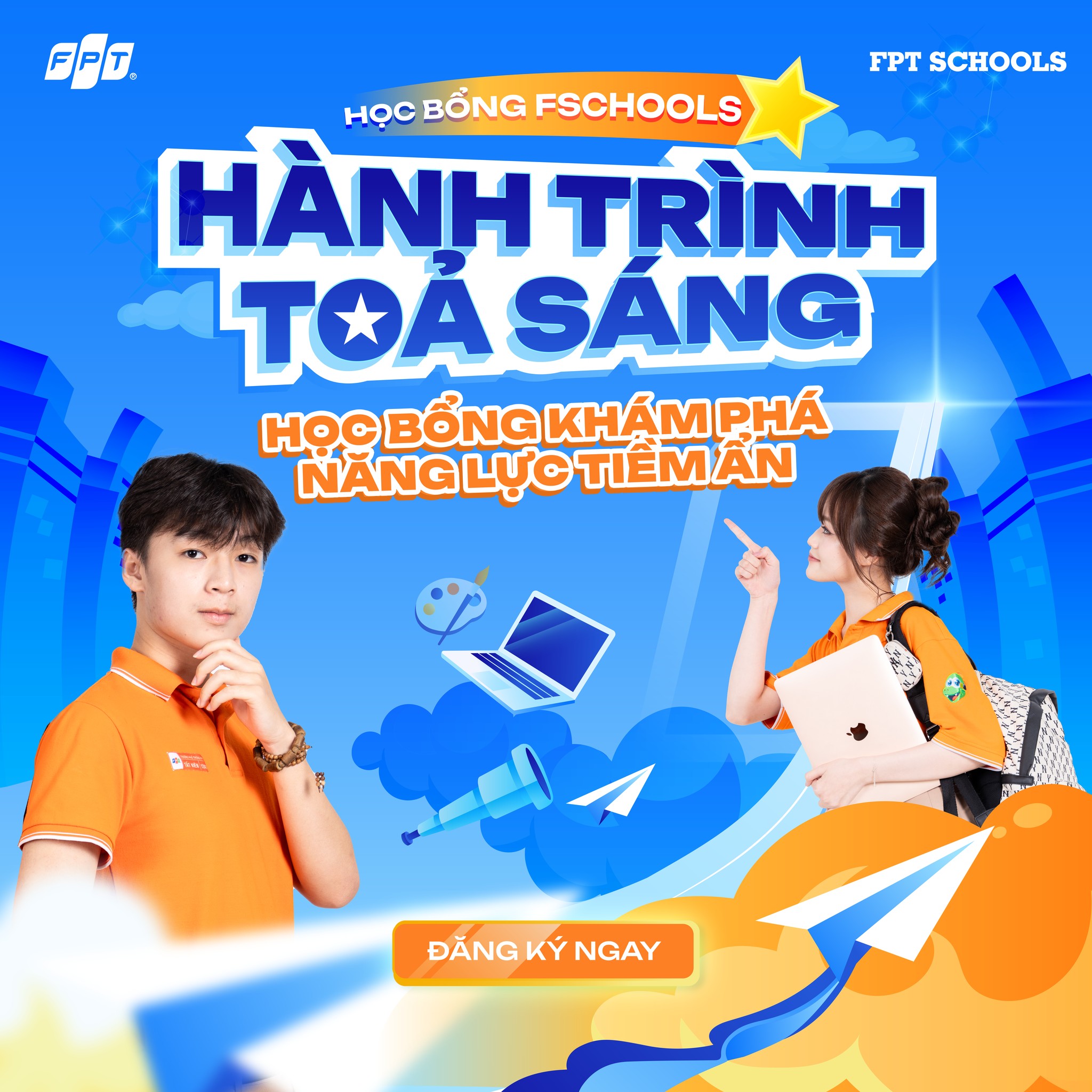KHAI PHÁ VÀ NUÔI DƯỠNG NĂNG LỰC TIỀM ẨN CỦA HỌC SINH CÙNG CHƯƠNG TRÌNH HỌC BỔNG “FSCHOOLS - HÀNH TRÌNH TỎA SÁNG” CÓ GIÁ TRỊ LÊN ĐẾN 100% HỌC PHÍ TOÀN CẤP HỌC | FPT Schools