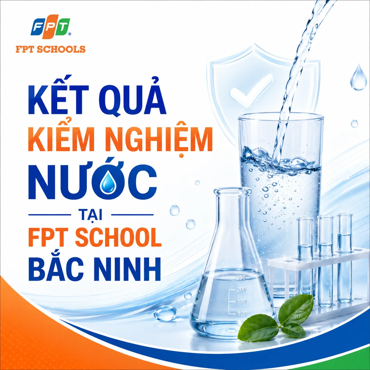 Kết Quả Kiểm Nghiệm Nước Tại FPT School Bắc Ninh: An Toàn – Đạt Chuẩn – Đảm Bảo Sức Khỏe Học Đường | FPT Schools