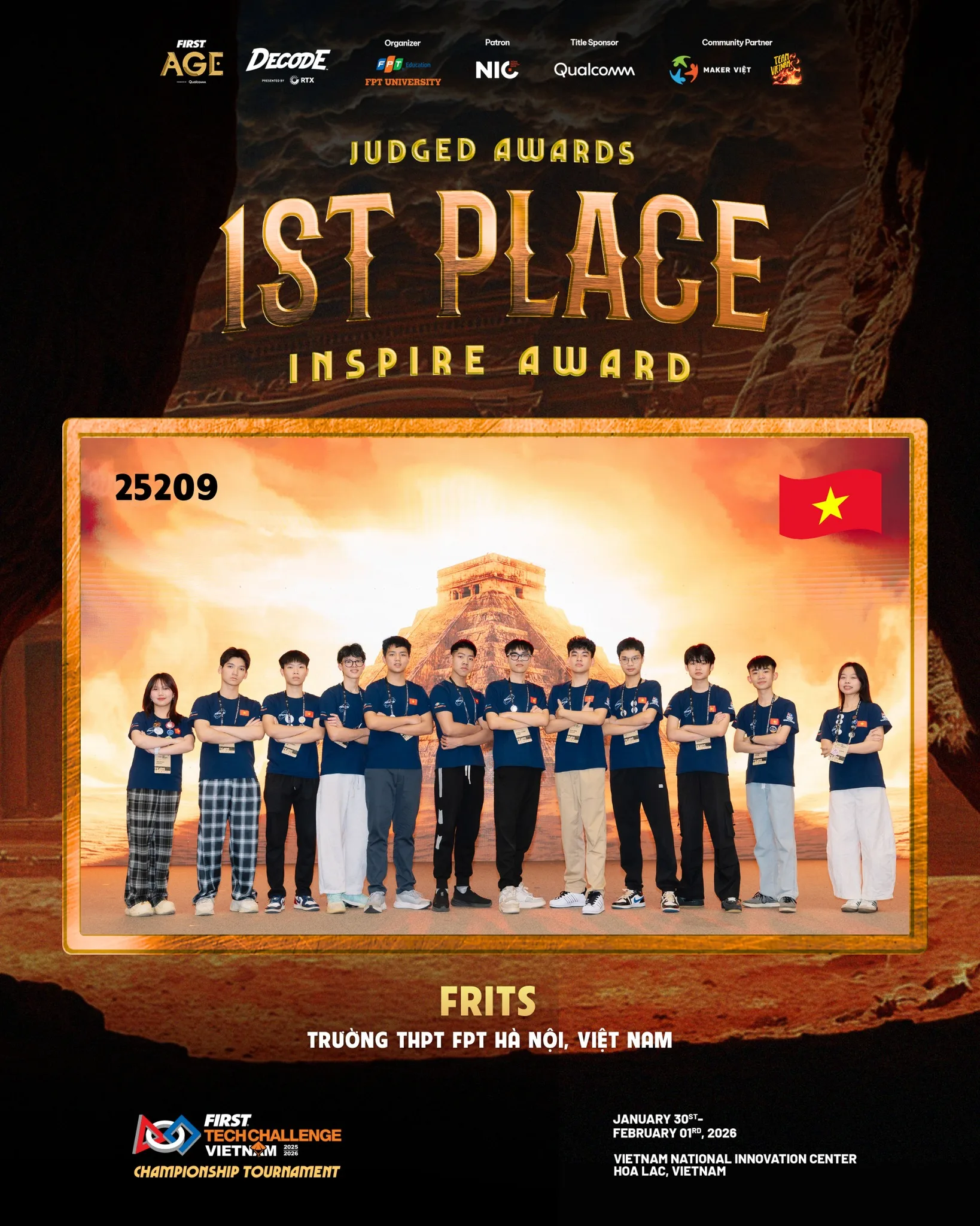 Người thầy thầm lặng đứng sau tấm vé đến Mỹ của đội Top 1 điểm thăng hạng FIRST Tech Challenge (2025 – 2026) | FPT Schools