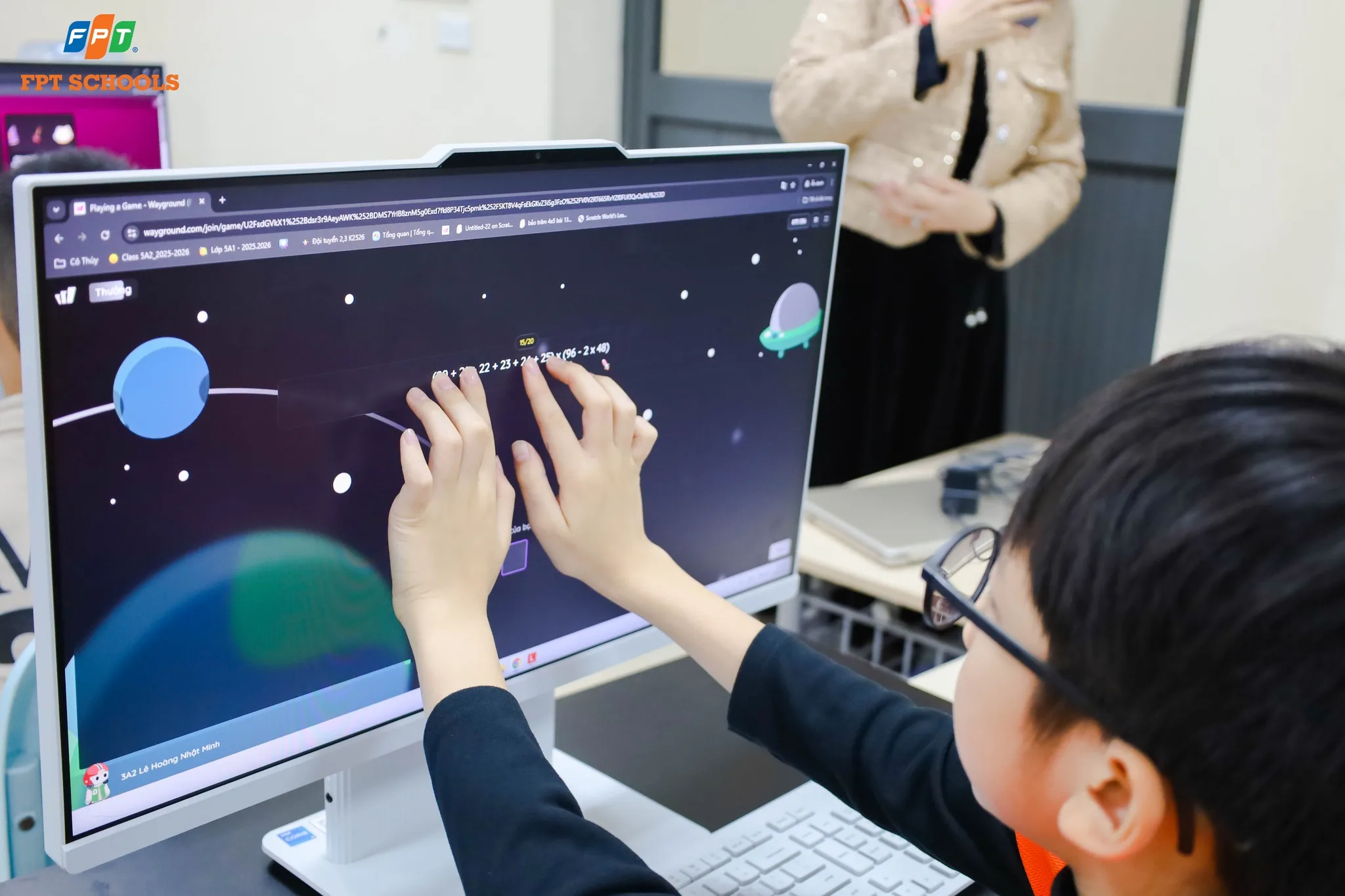 Chung kết cấp trường cuộc thi “Vua Tính Nhẩm”