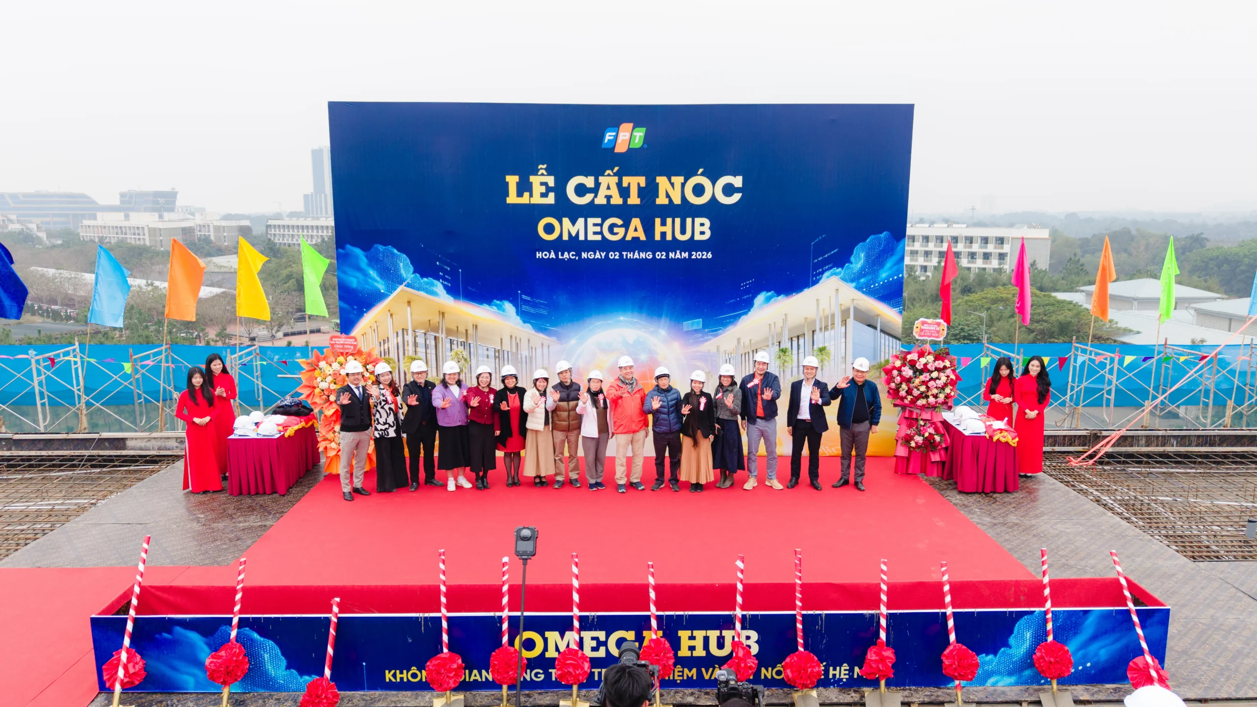Trường Đại học FPT cất nóc nhà đa năng Omega Hub, mở đầu chuỗi sự kiện và công trình kỷ niệm 20 năm thành lập | FPT Schools